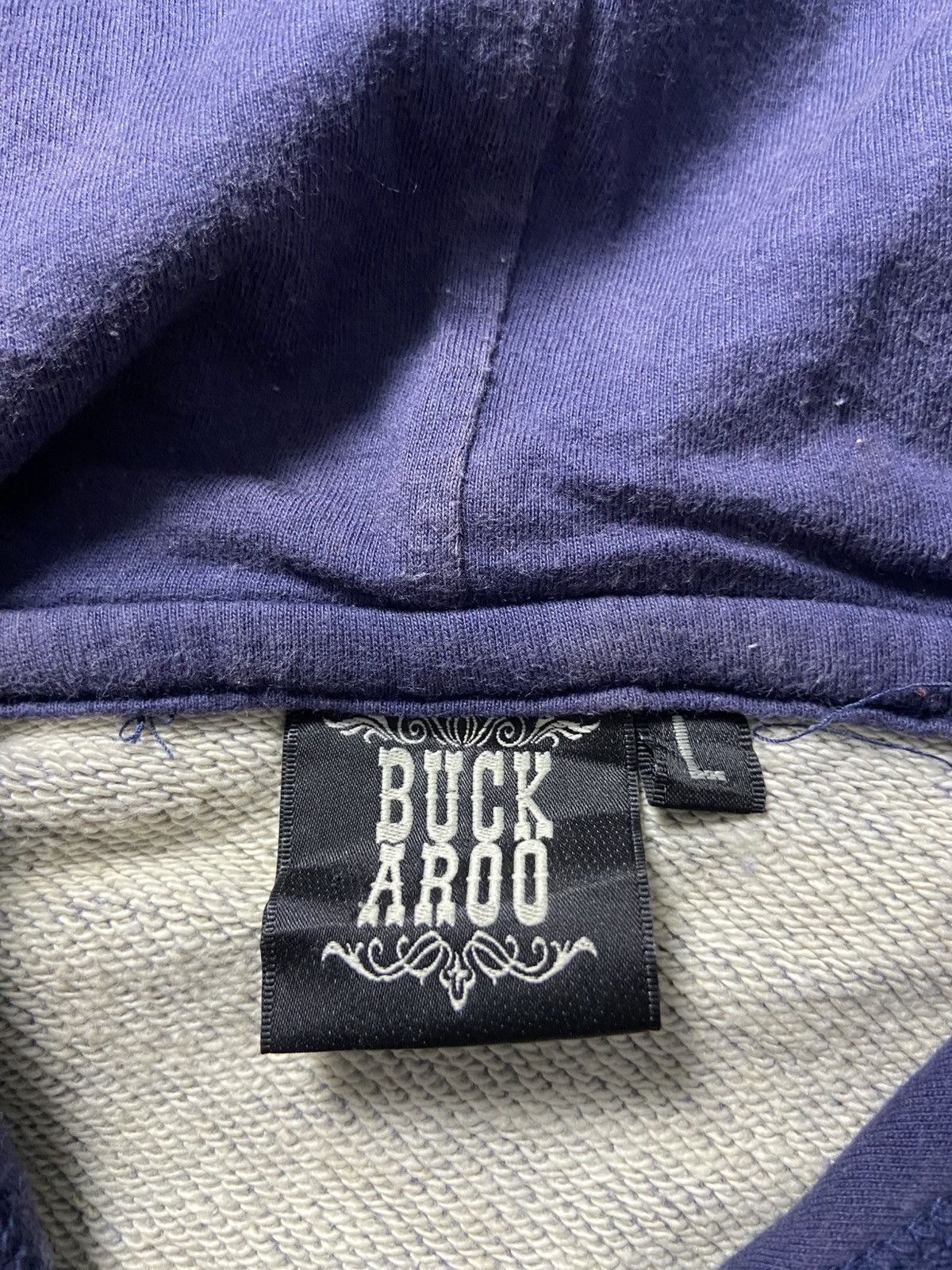 Japanese Brand Buckaroo japanese brand hoodie Size US L / EU 52-54 / 3 - 3 Thumbnail