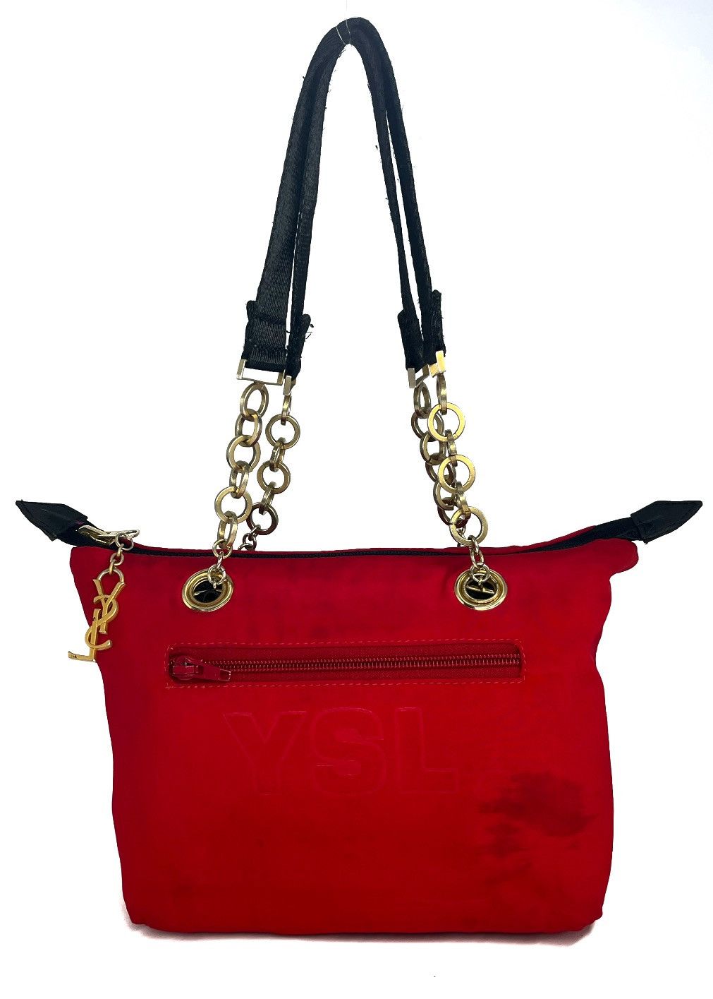 Yves Saint Laurent Authentic Yves Saint Laurent Handbags Black Size ONE SIZE - 9 Thumbnail