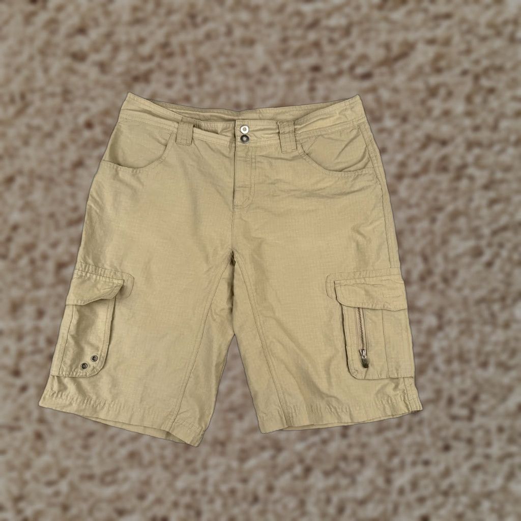 Vintage VINTAGE Columbia Cargo Shorts Women 12 Beige Activewear Casual Hiking Cotton Nylon Stretch 90s Girls Size 34" / US 12 / IT 48 - 1 Thumbnail