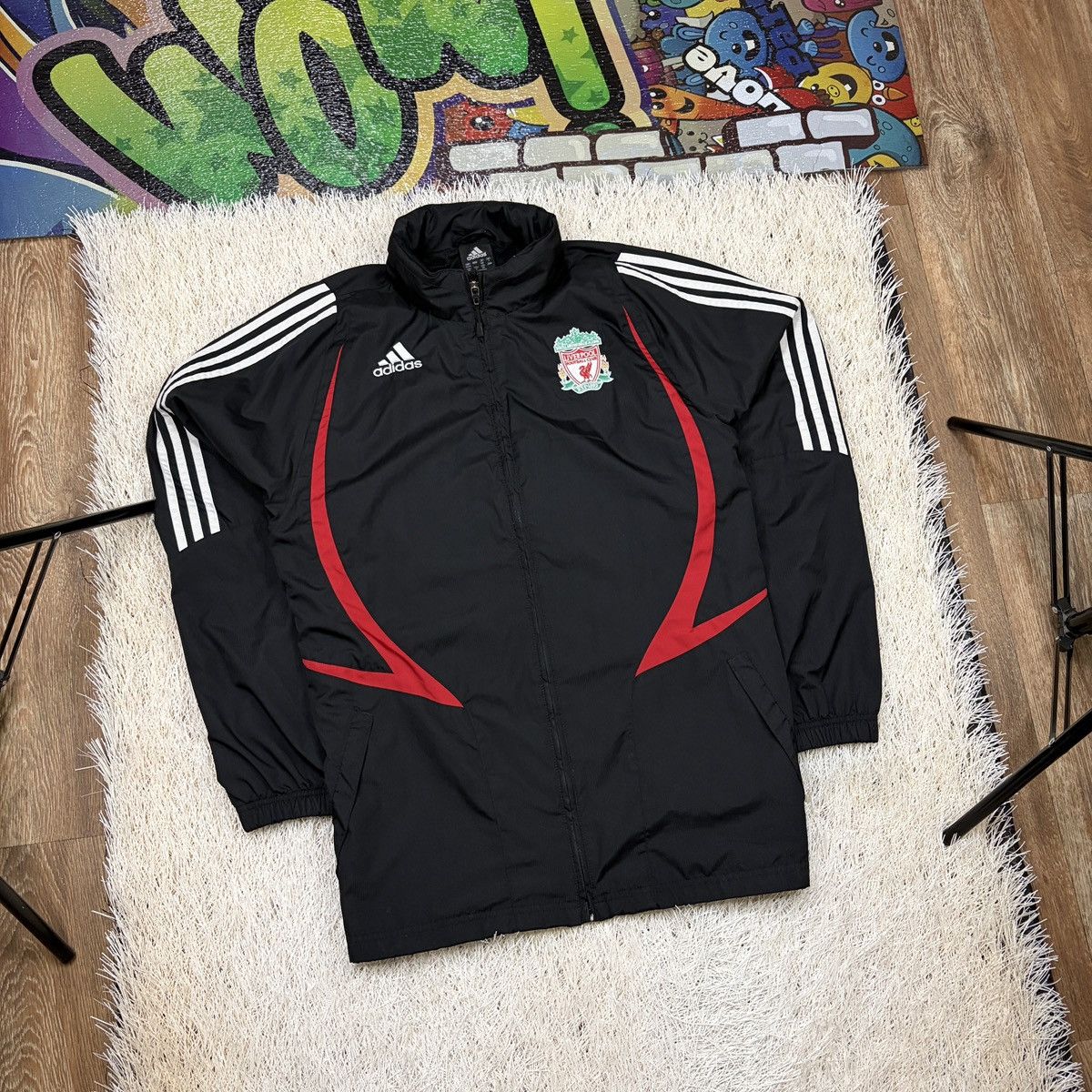 Adidas Vintage Adidas Jacket LIVERPOOL FOOTBALL SOCCER TRAINING L Size US L / EU 52-54 / 3 - 1 Thumbnail