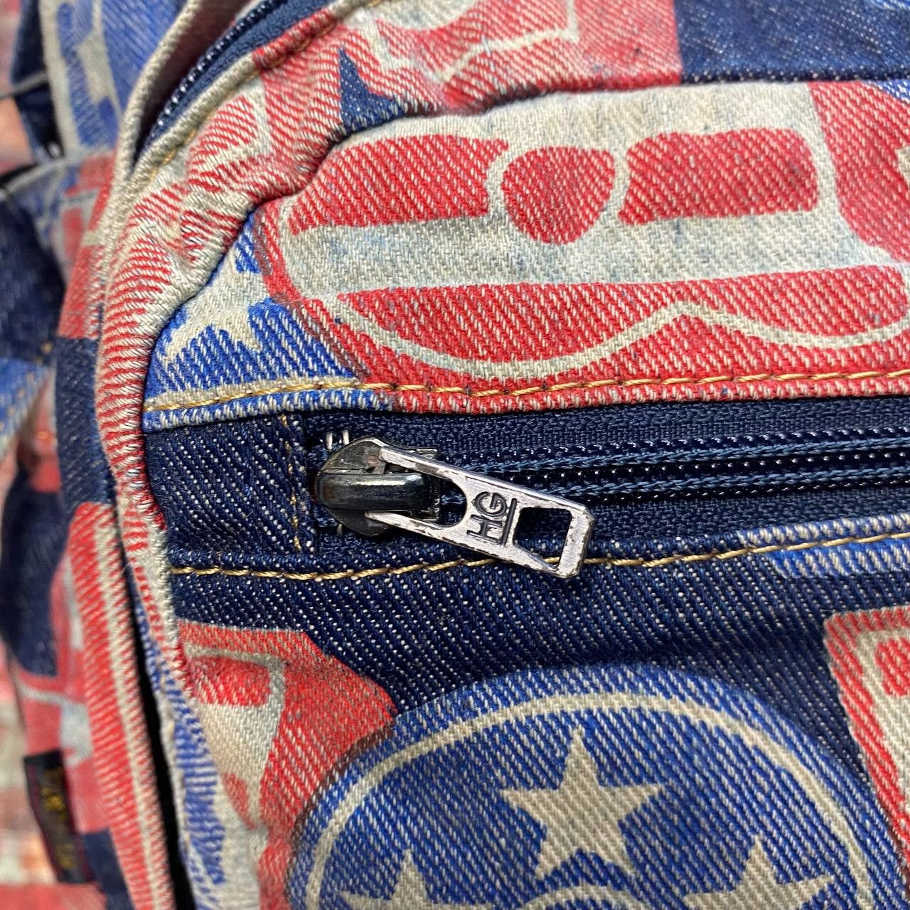Hysteric Glamour VTG 90S HYSTERIC GLAMOUR TOOLS FIREFIGHTER BUMBAG DENIM Size ONE SIZE - 18 Thumbnail