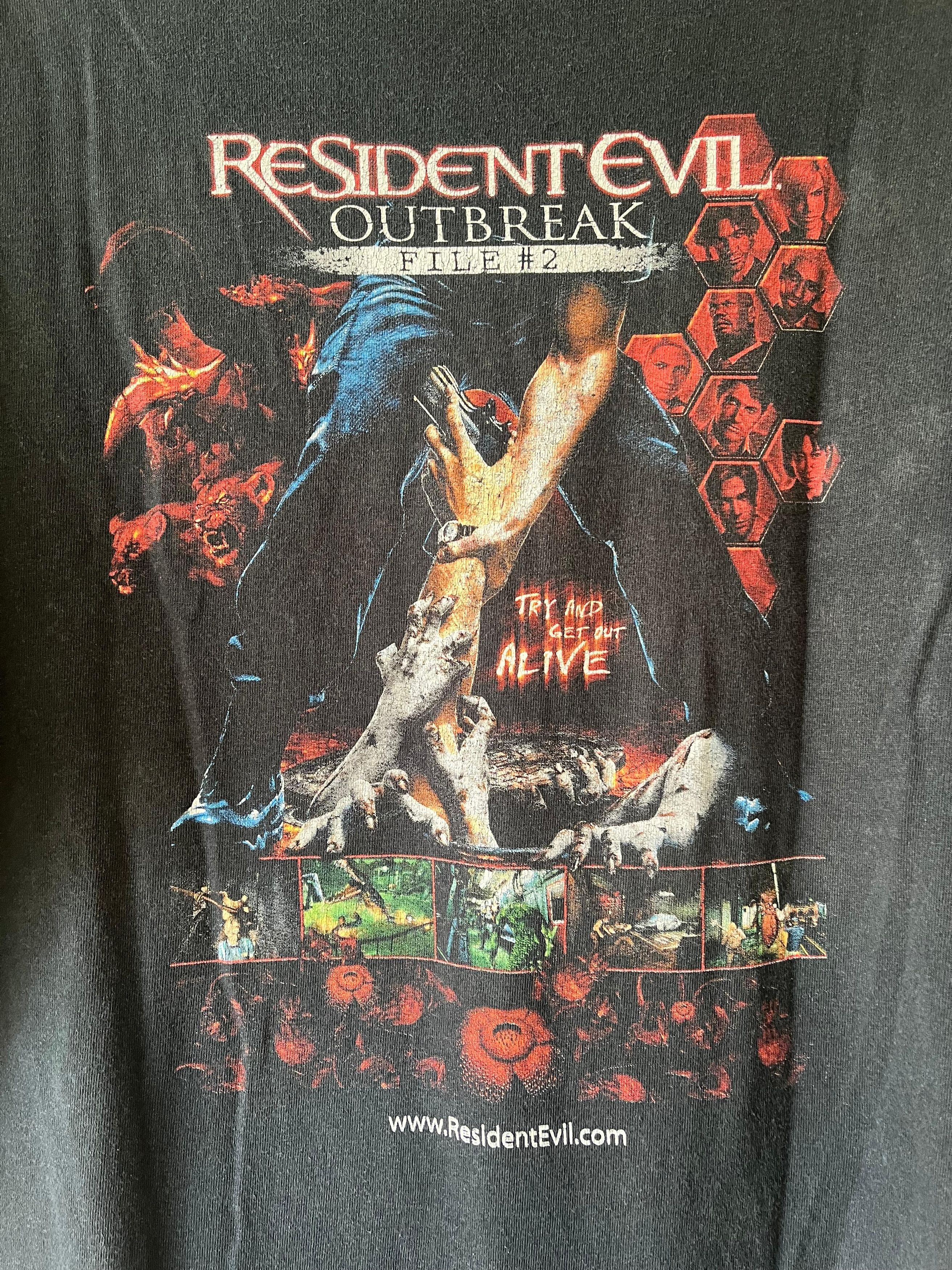 Playstation Resident Evil Outbreak #2 (2004) - Game Horror Vintage Size US XL / EU 56 / 4 - 7 Thumbnail