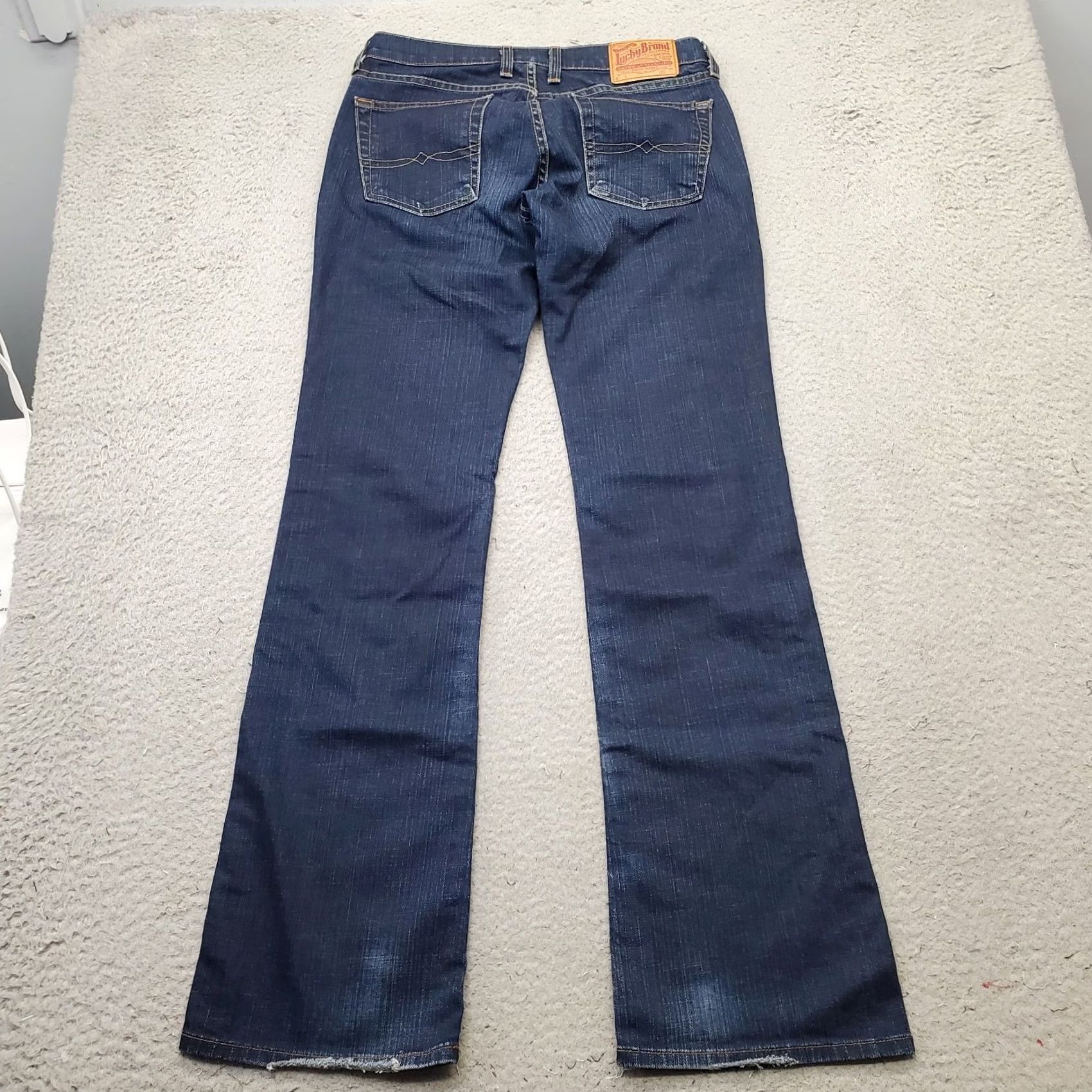 Lucky Brand Lucky Brand Bootcut Jeans Womens 4 Blue Denim Dark Wash Jeans Size 27" / US 4 / IT 40 - 2 Thumbnail