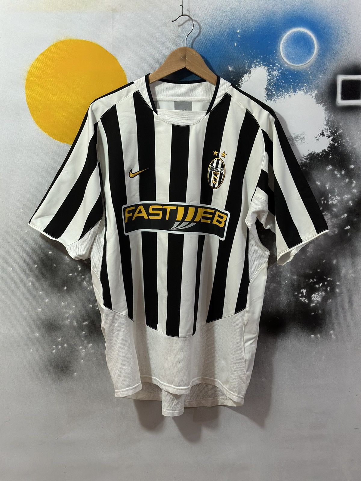 Nike 🩸RARE🩸 Juventus Vintage Jersey Nike 2003/2004 Size US L / EU 52-54 / 3 - 1 Thumbnail