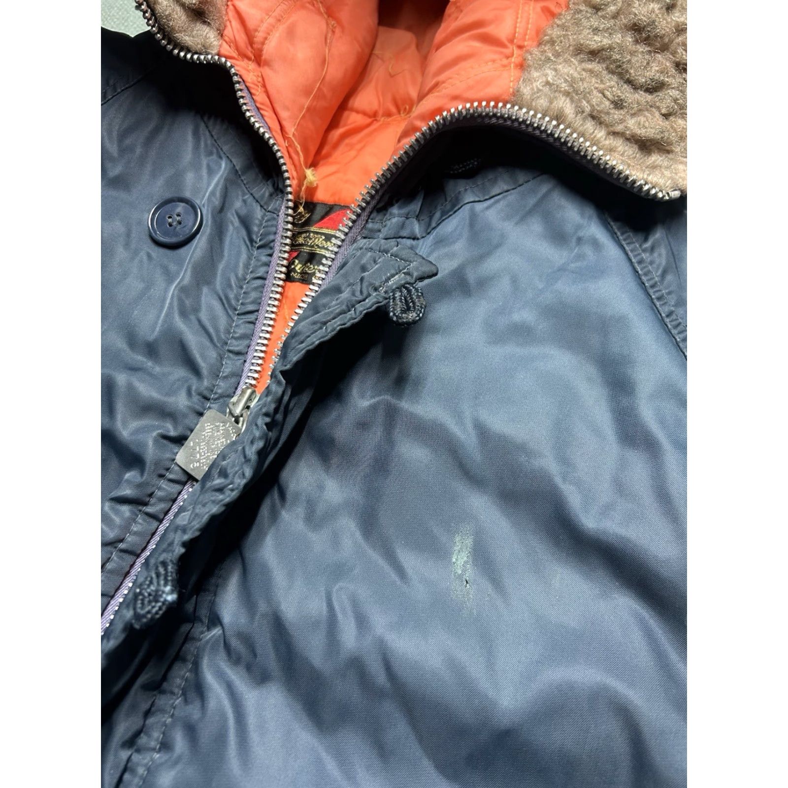 Sears VINTAGE Sears parka jacket N-3B style snorkel puffer coat blue XL tall Men Jacket Size US XL / EU 56 / 4 - 6 Thumbnail
