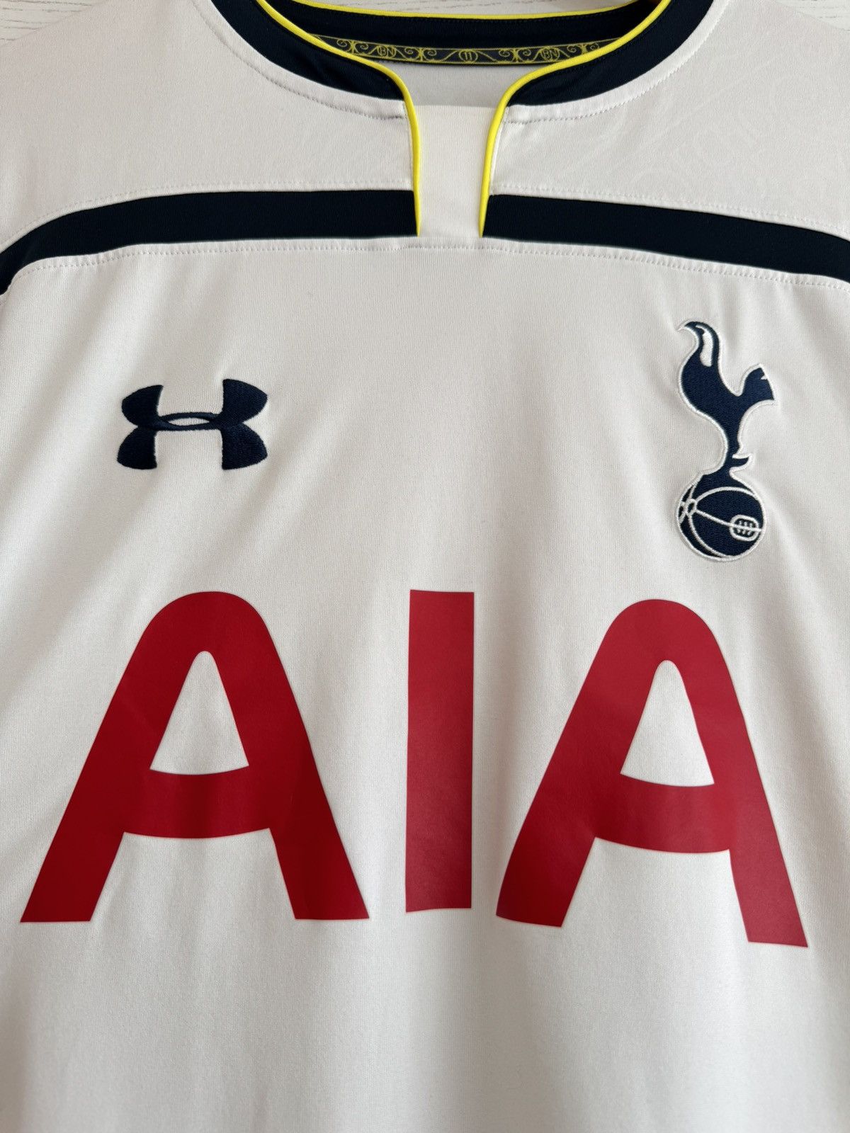 Under Armour Tottenham Hotspur 2014-2015 Home Soccer Jersey Football Kit Size US M / EU 48-50 / 2 - 7 Thumbnail