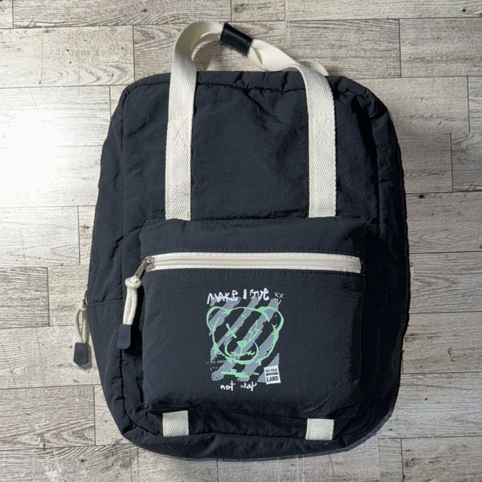 Other Make Love Not War, Emo Bear, Medium Size Backpack Size ONE SIZE - 10 Thumbnail