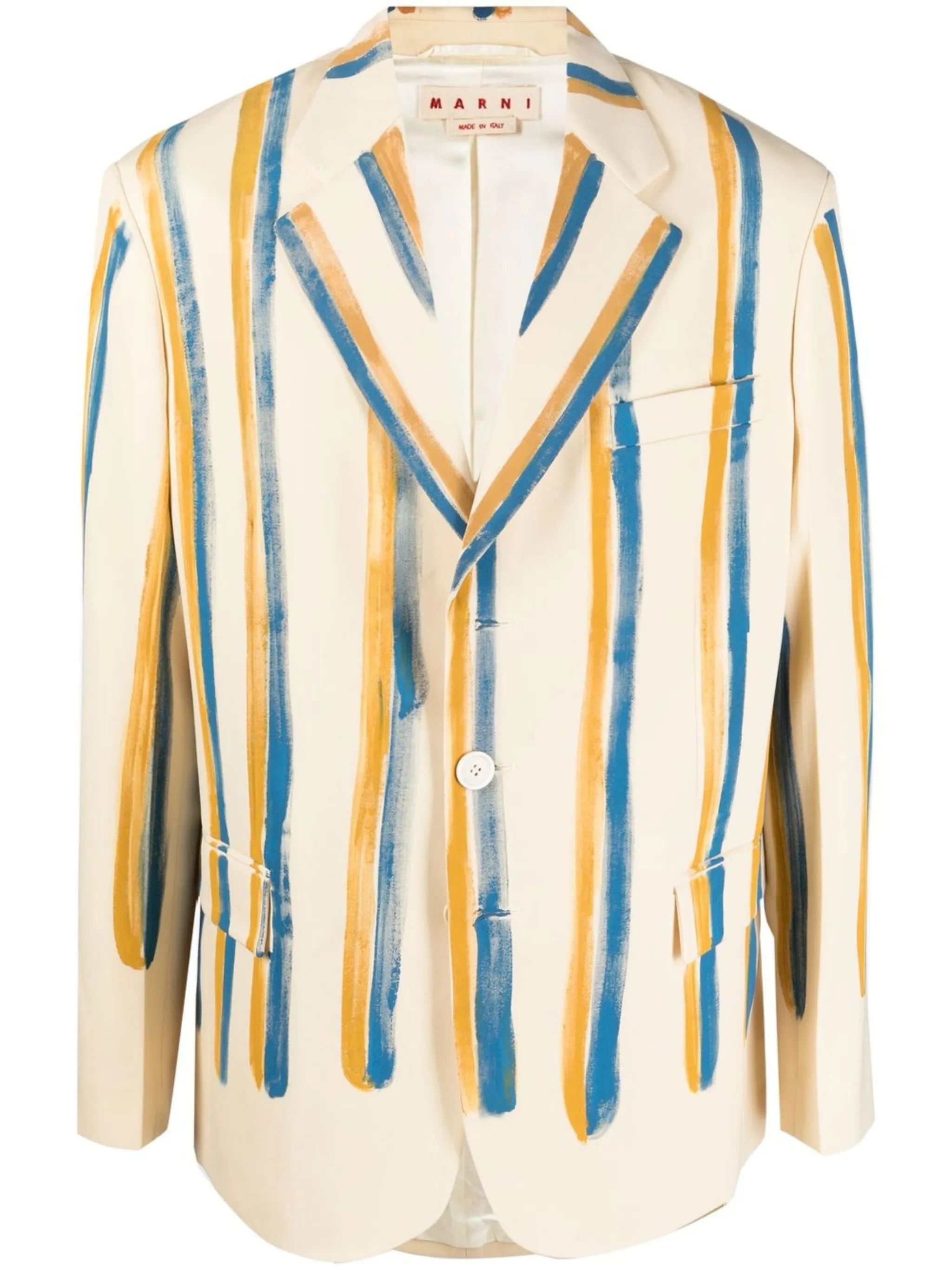 Marni o1y0225 Blazer in Multicolor Size US L / EU 52-54 / 3 - 1 Thumbnail