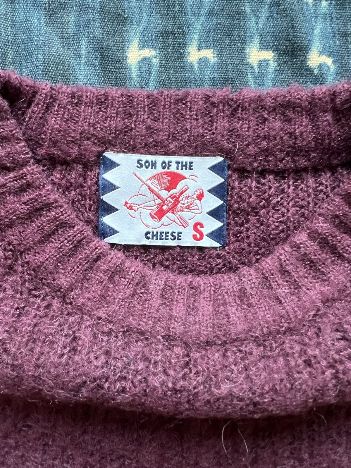 Japanese Brand Son of the Cheese Checkerboard Knitted Sweater Size US S / EU 44-46 / 1 - 7 Thumbnail