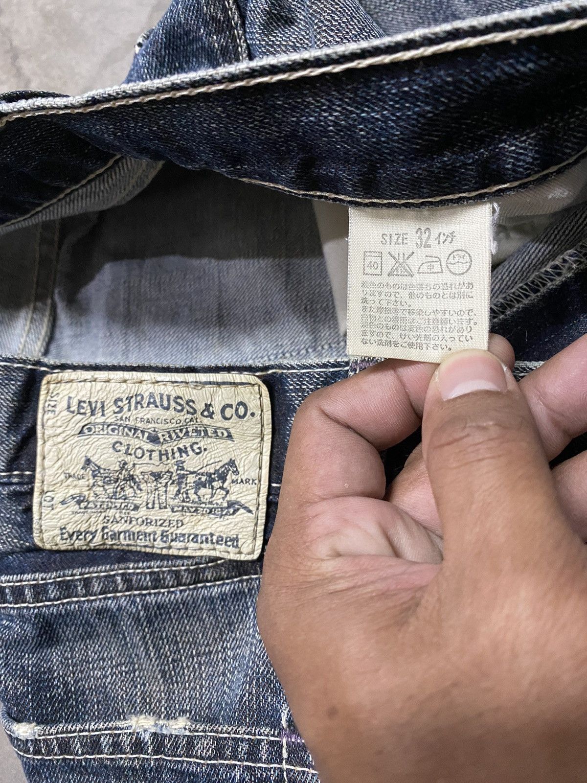 Levi's × Vintage Baggy Jeans Vintage Levis 502 Distressed Rusty Denim Size US 31 - 9 Thumbnail