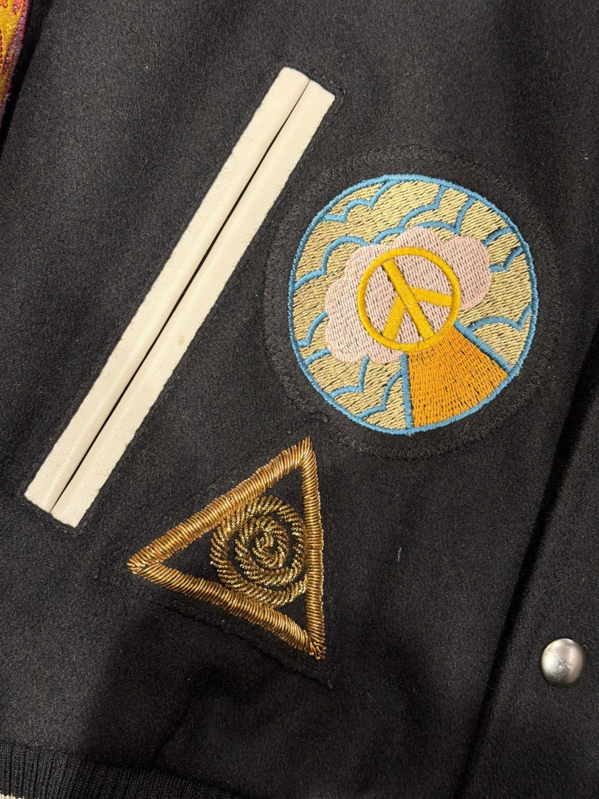 Dries Van Noten × Stussy Stussy & Dries Van Noten Varsity Jacket Size US M / EU 48-50 / 2 - 5 Thumbnail