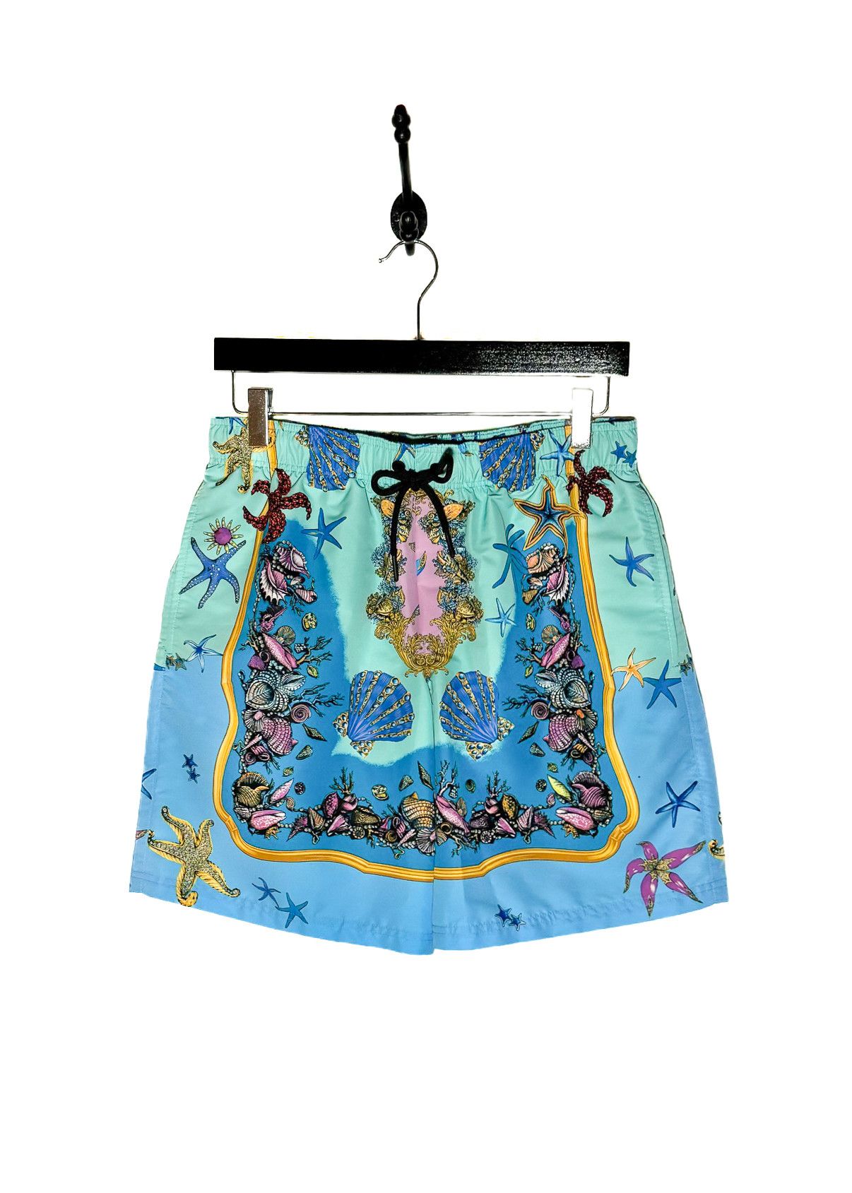Versace Versace Blue Trésor De La Mer Print Swim Trunks Size US 30 / EU 46 - 1 Thumbnail