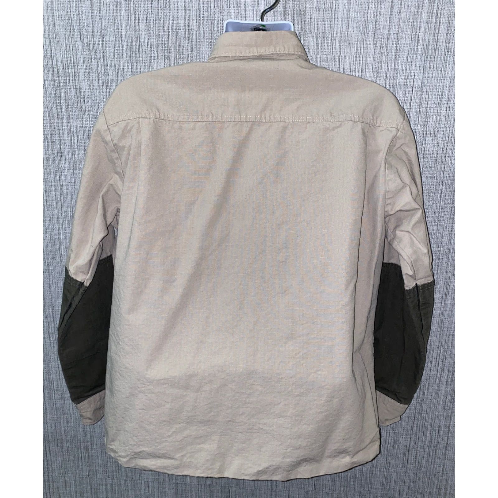 Vintage Ruddy Duck Shirt Mens Beige Long Sleeve Button-Up Size L Regular Collared Button Front Casual Cotton Shirt Size US L / EU 52-54 / 3 - 5 Thumbnail