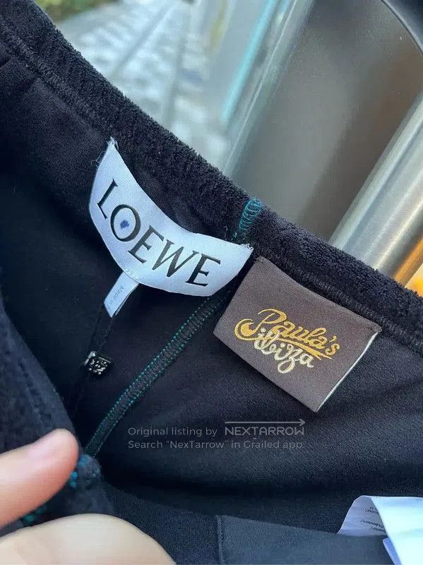 Loewe Loewe Blue Casual Pants for Women . Size 23" - 4 Thumbnail