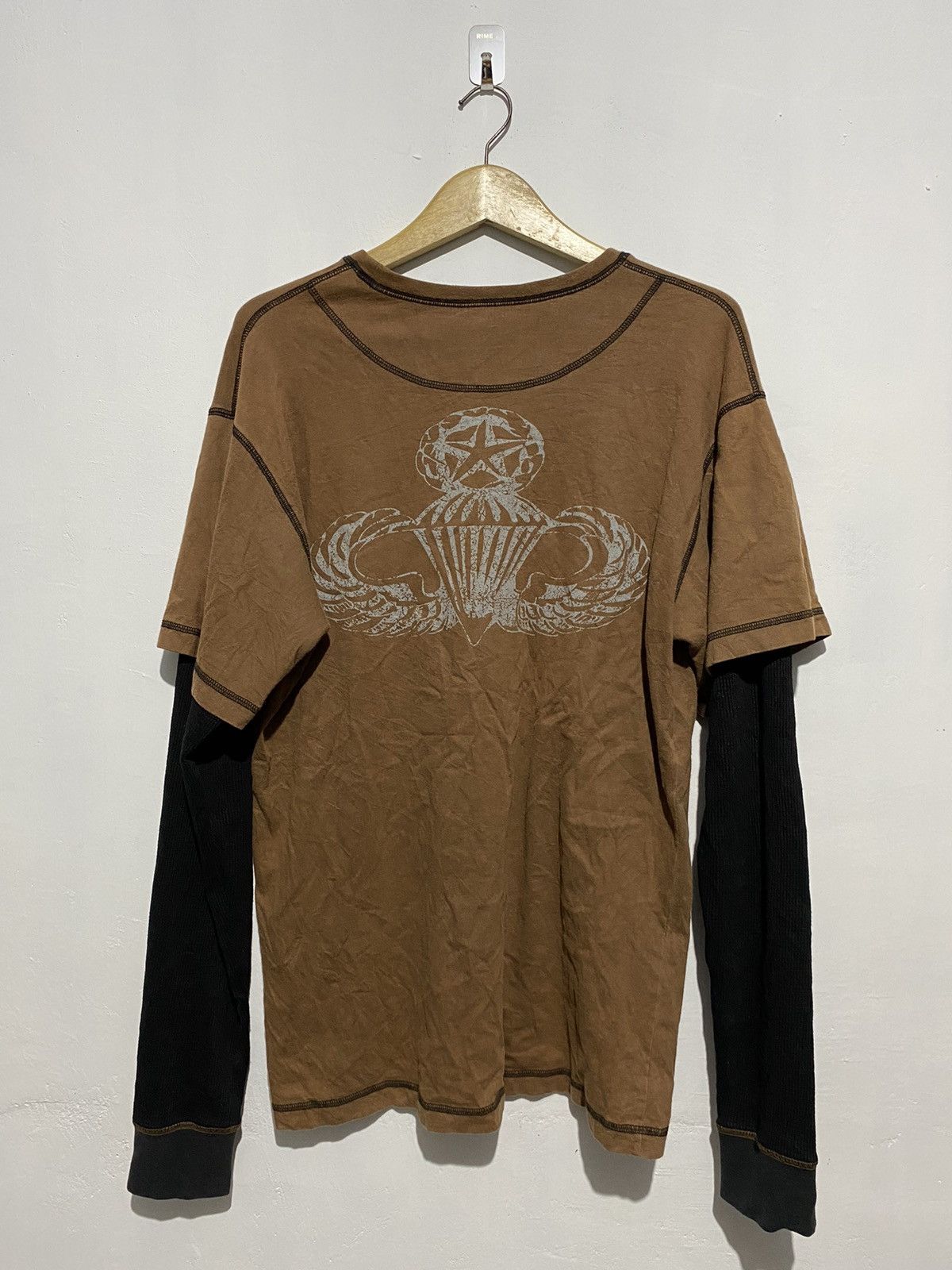 5351 POUR LES HOMMES Japanese platoon movie double layers longsleeve tshirts Size US L / EU 52-54 / 3 - 2 Thumbnail