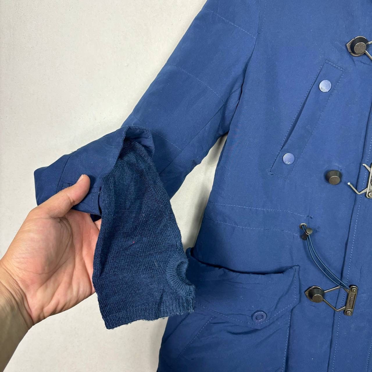 SLY Avant Garde SLY with Fur Hoodie Parka Jacket Blue Size US S / EU 44-46 / 1 - 5 Thumbnail