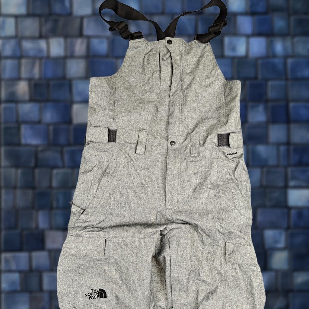 The North Face The North Face Pants Mens Small Gray DryVent Bib Snow Ski Waterproof Suspenders Size US 29 - 1 Thumbnail