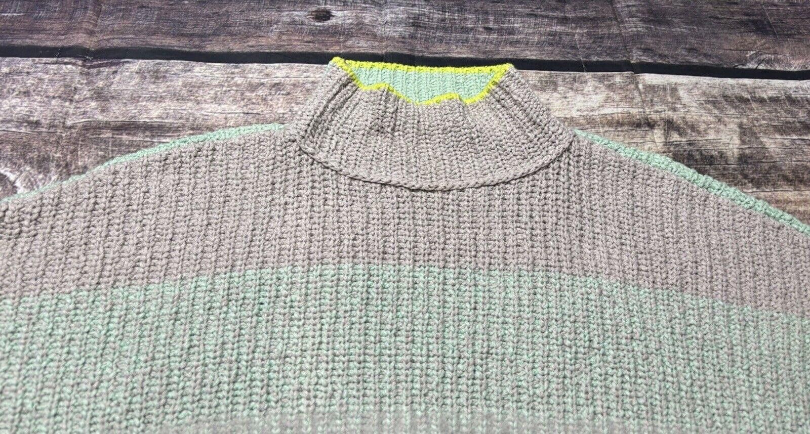 Free People Free People Sweater Women's Large Knit Stretch Colorblock Size L / US 10 / IT 46 - 4 Thumbnail