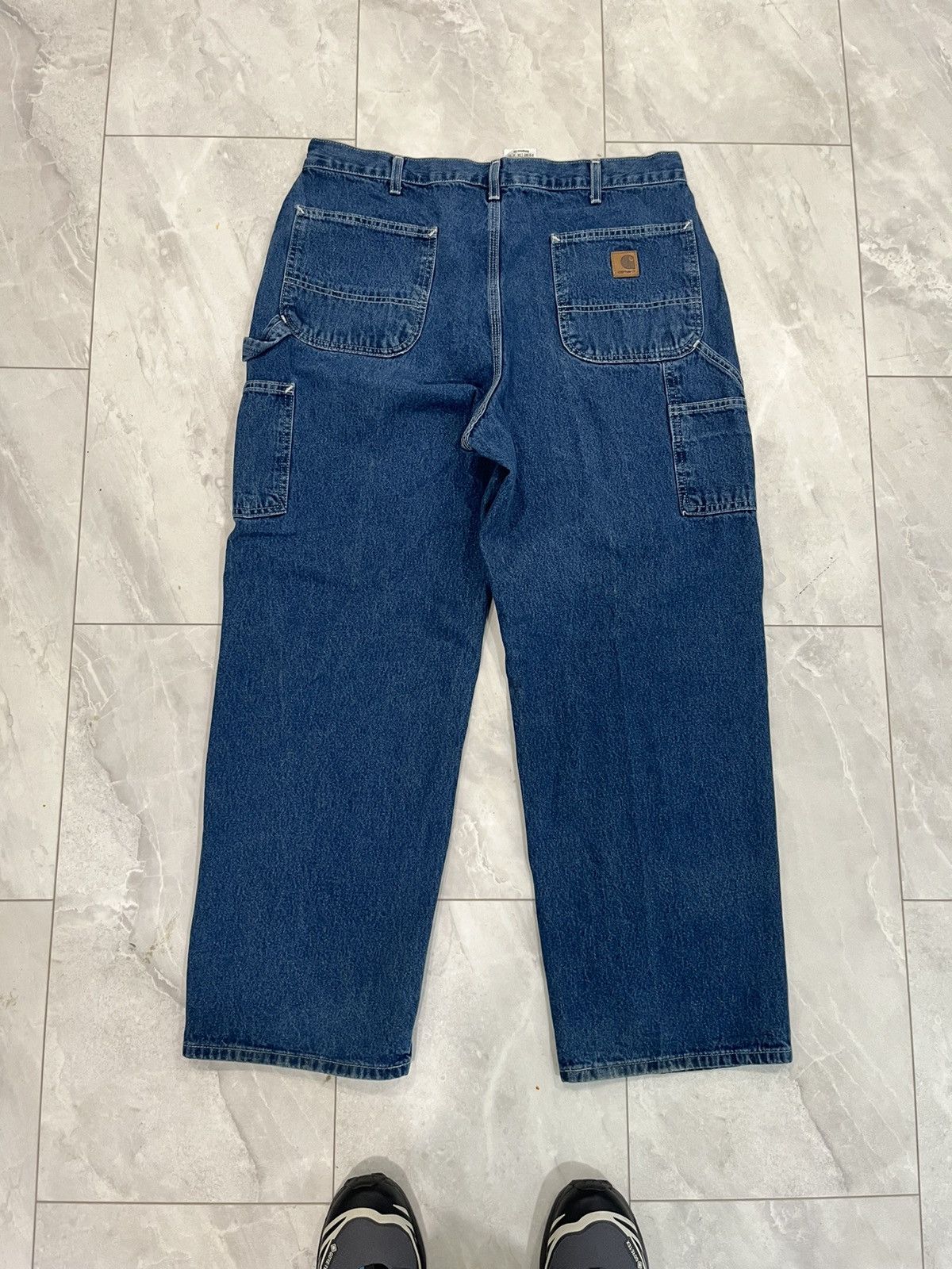 Carhartt × Vintage Crazy vintage baggy Carhartt carpenter jeans Size US 38 / EU 54 - 1 Thumbnail