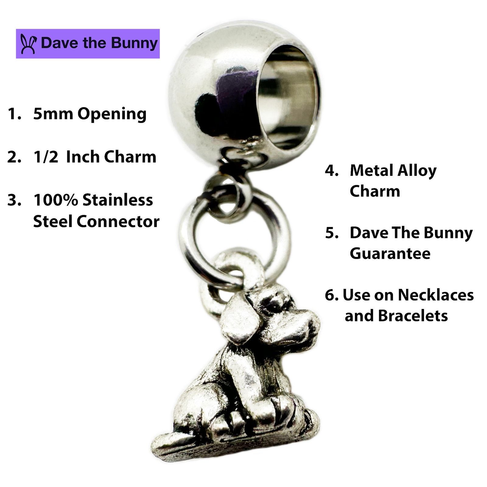 & Other Stories Dog Charm Necklace Pendant Jewelry Size ONE SIZE - 2 Thumbnail