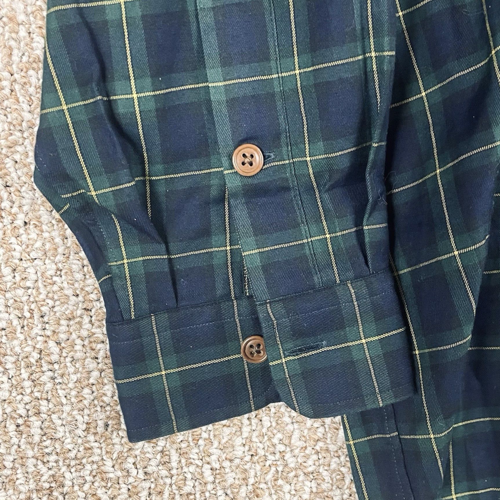 Ralph Lauren VINTAGE Polo Ralph Lauren Shirt Men’s XL Plaid Button Up Windowpane Pony T278 Size US XL / EU 56 / 4 - 3 Thumbnail