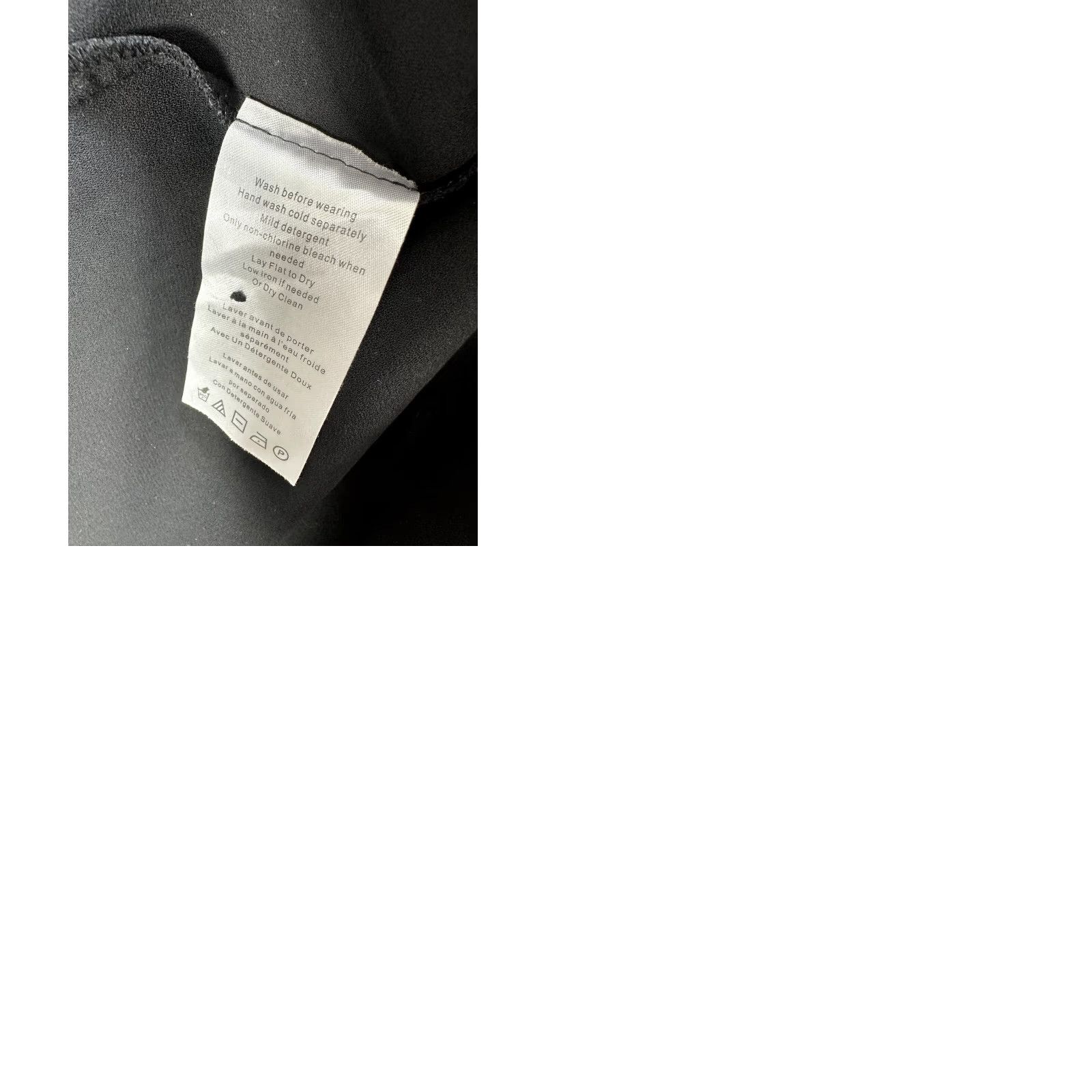 Vintage Motherhood Maternity Floral Mini Dress Sheer Crochet S Black Red Long Sleeve Roll Tab S Womens Size S / US 4 / IT 40 - 9 Thumbnail