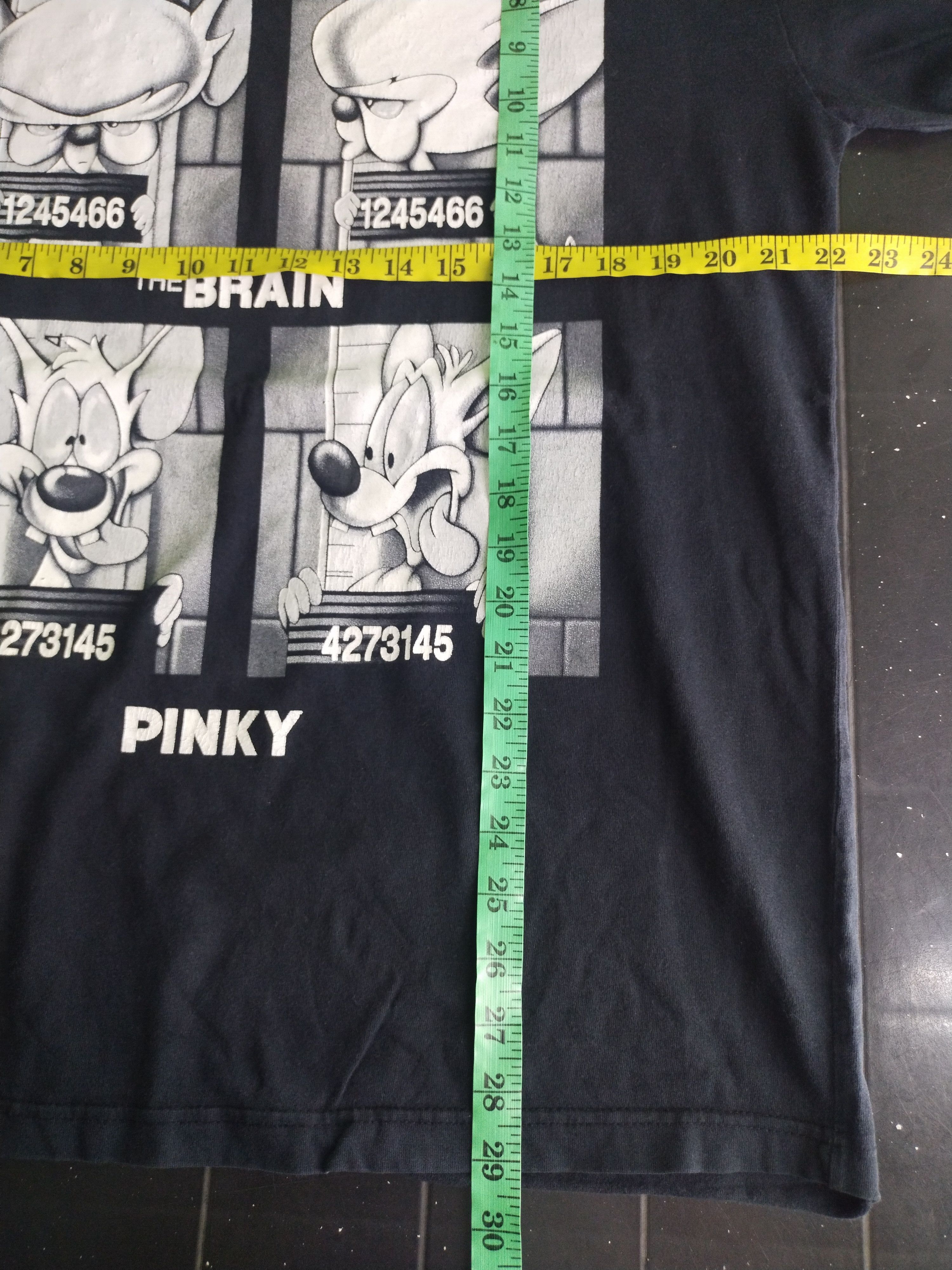 Vintage 98's Vintage Movie Pinky and The Brain, Neol Graphic Shirt Size US L / EU 52-54 / 3 - 14 Thumbnail