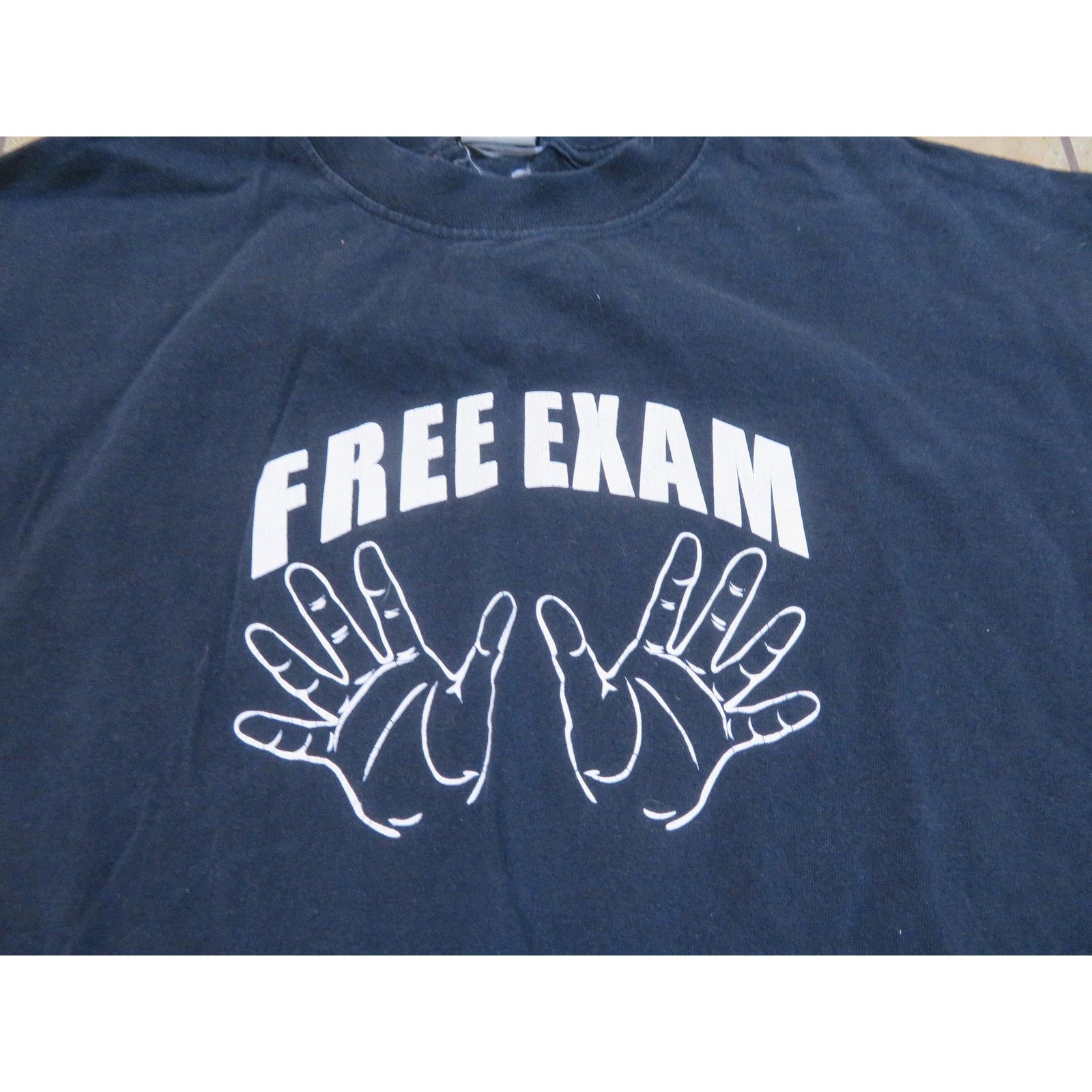 Anchor Blue Anchor Blue Free Exam Funny Black T-shirt Sz L Y2K Size US L / EU 52-54 / 3 - 3 Thumbnail