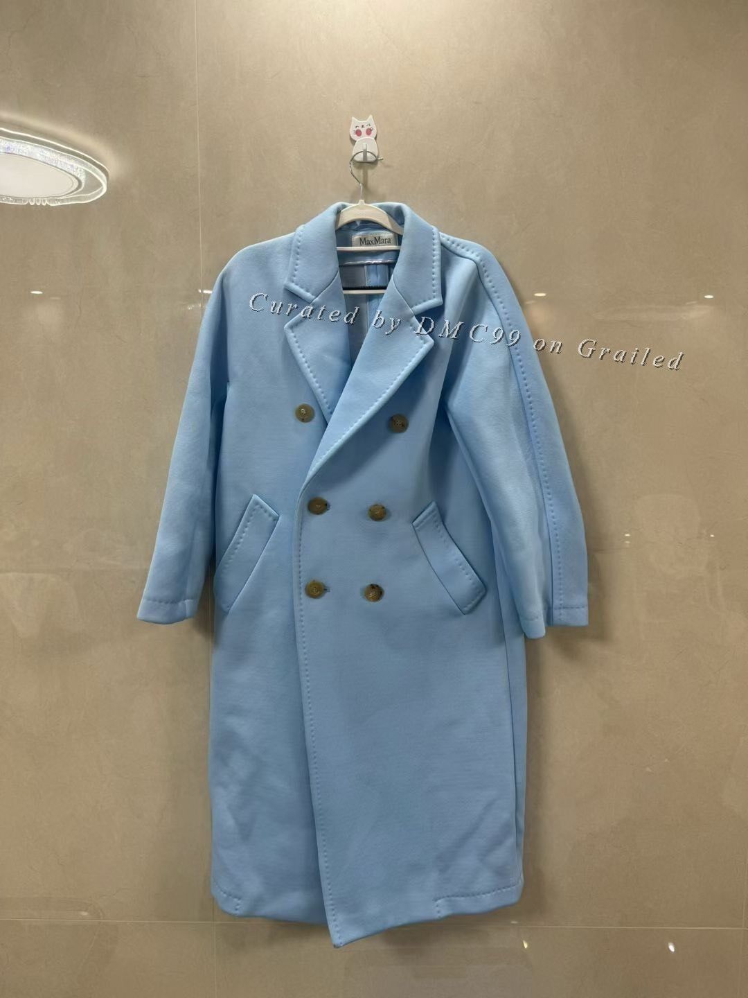 Max Mara MaxMara Blue Coat Size XXS / US 00 / IT 34 - 1 Thumbnail