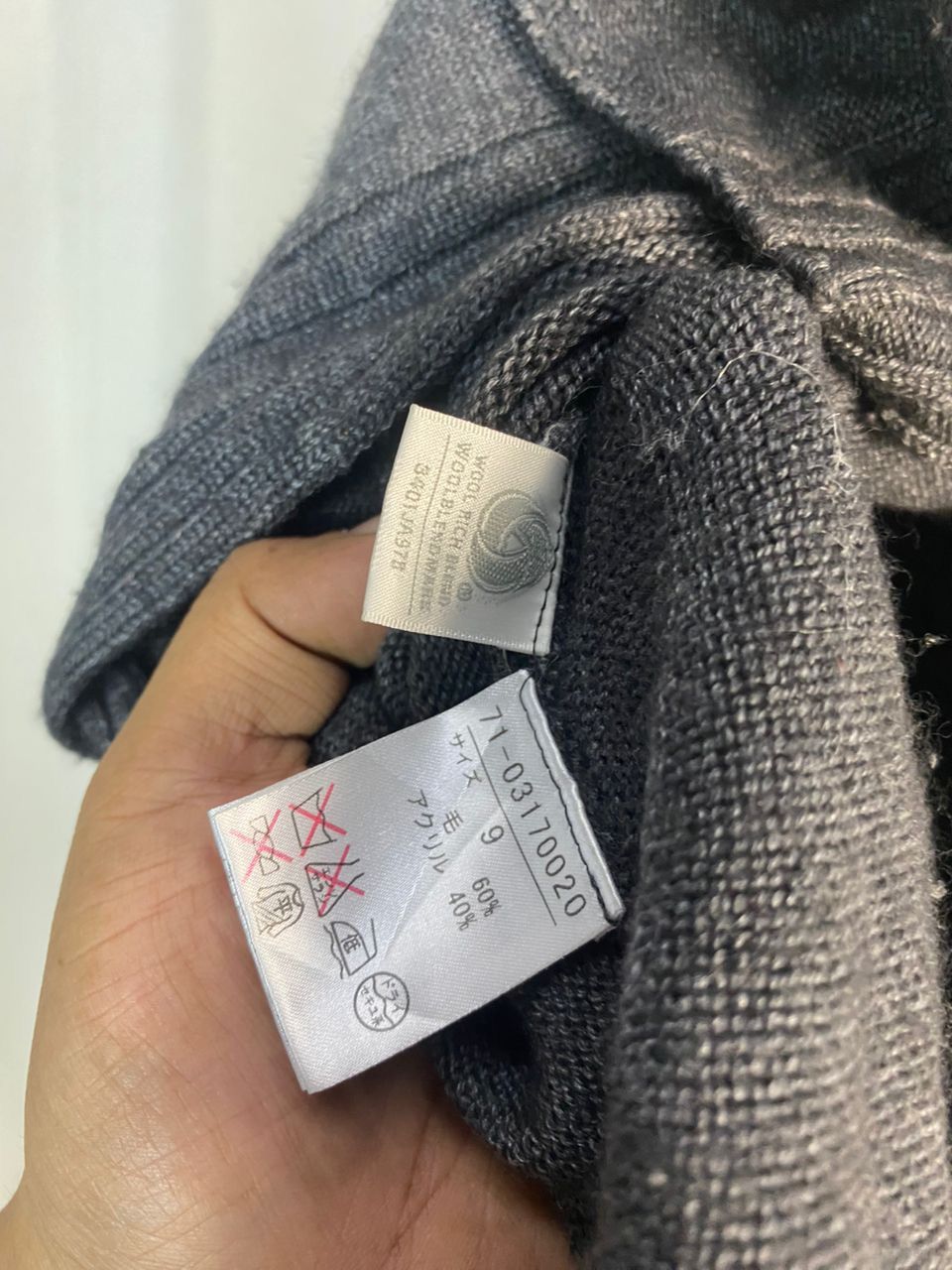 Japanese Brand × Yohji Yamamoto Ined wool ponchos turtleneck by yohji Yamamoto Size L / US 10 / IT 46 - 4 Thumbnail