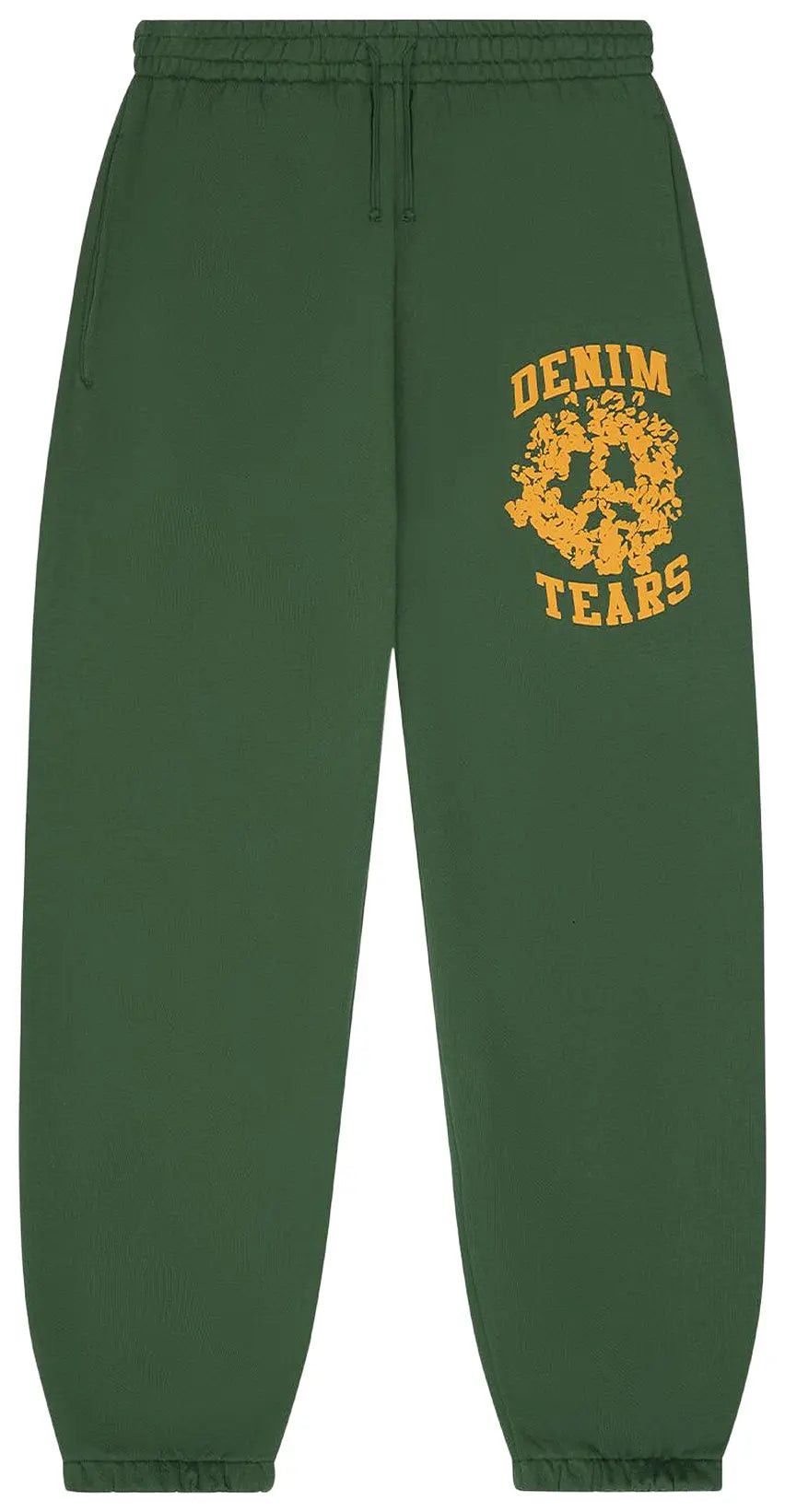DENIM TEARS Denim University Sweatpants 'Green' Size US 36 / EU 52 - 1 Thumbnail