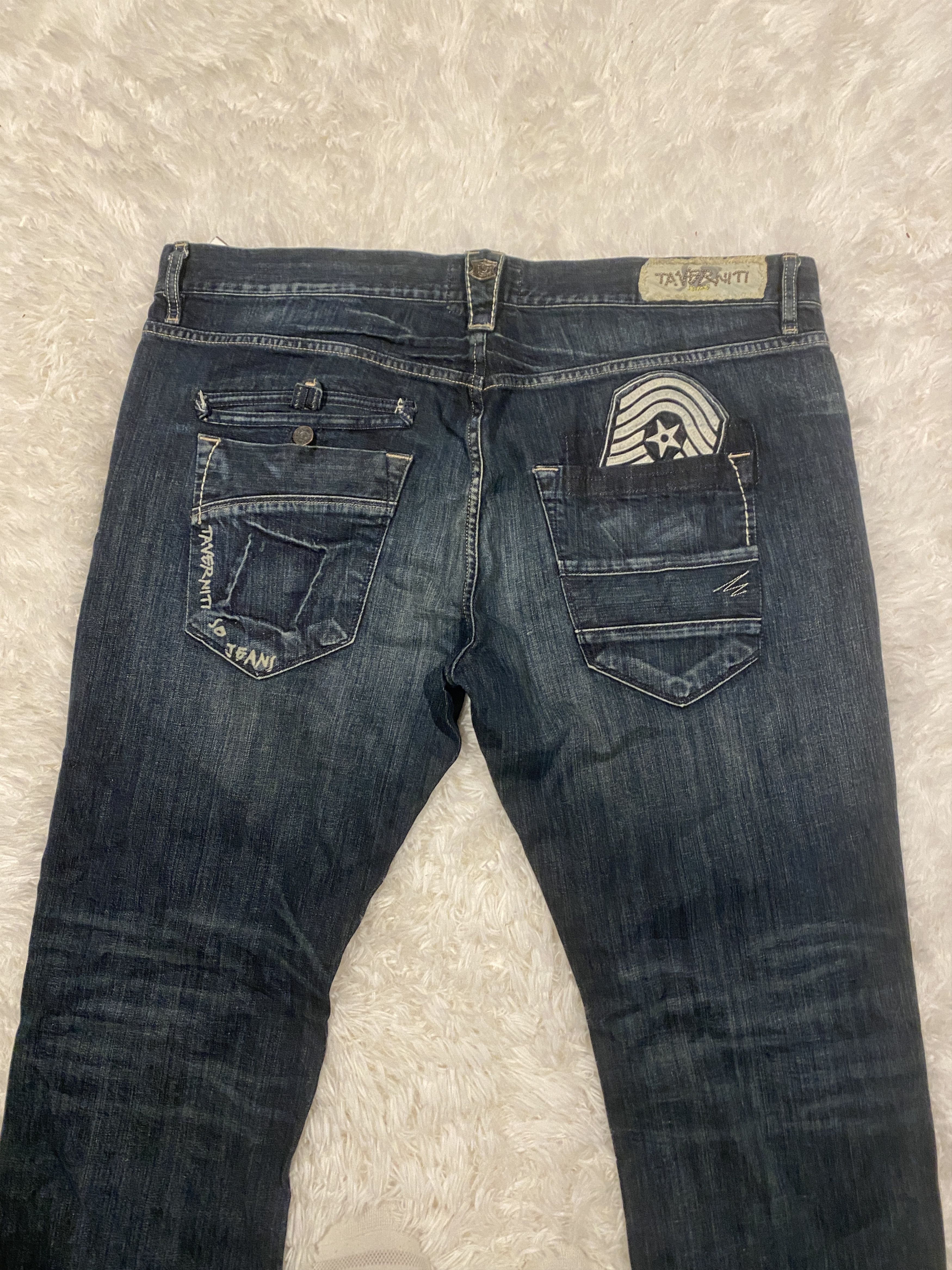 Taverniti Vintage Taverniti SO Embroidered Y2K Jeans By Jimmy Taverni Size US 42 / EU 58 - 2 Thumbnail