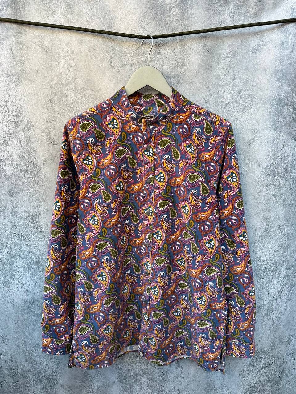 Pretty Green Pretty Green Paisley Button Up Flannel Shirt Vintage Size US M / EU 48-50 / 2 - 2 Thumbnail