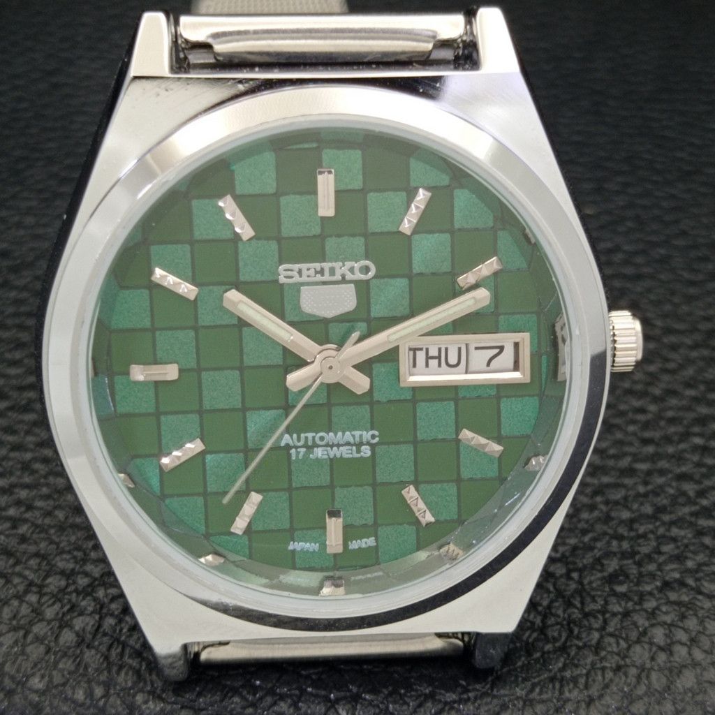 Seiko REFURBISHED VINTAGE SEIKO 5 AUTO JAPAN MENS WATCH a440202 Size 40 - 3 Thumbnail