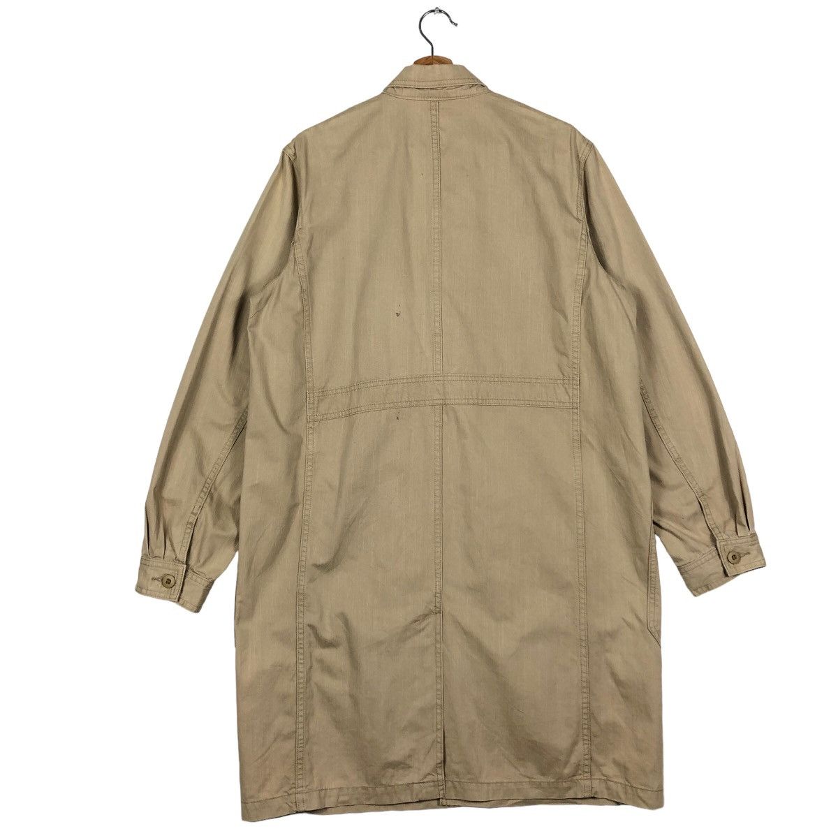 FiveBrother × Japanese Brand 🔥Rich Brown - Long Fly Coats Double Breast Jacket Size US L / EU 52-54 / 3 - 7 Thumbnail