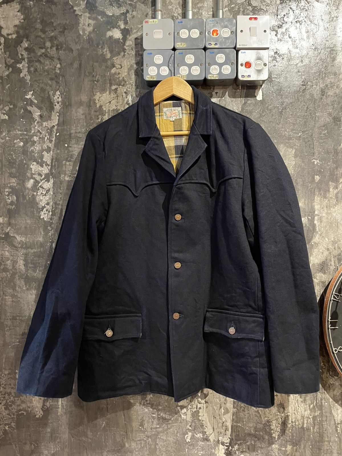 Mister Freedom × Sugar Cane MFSC PIONEER JACKET - MIDNIGHT DENIM Size US L / EU 52-54 / 3 - 1 Thumbnail