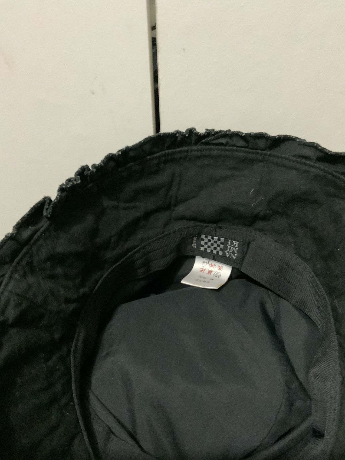 Japanese Brand Namika Design Lace Black Bucket Hat Size ONE SIZE - 7 Thumbnail