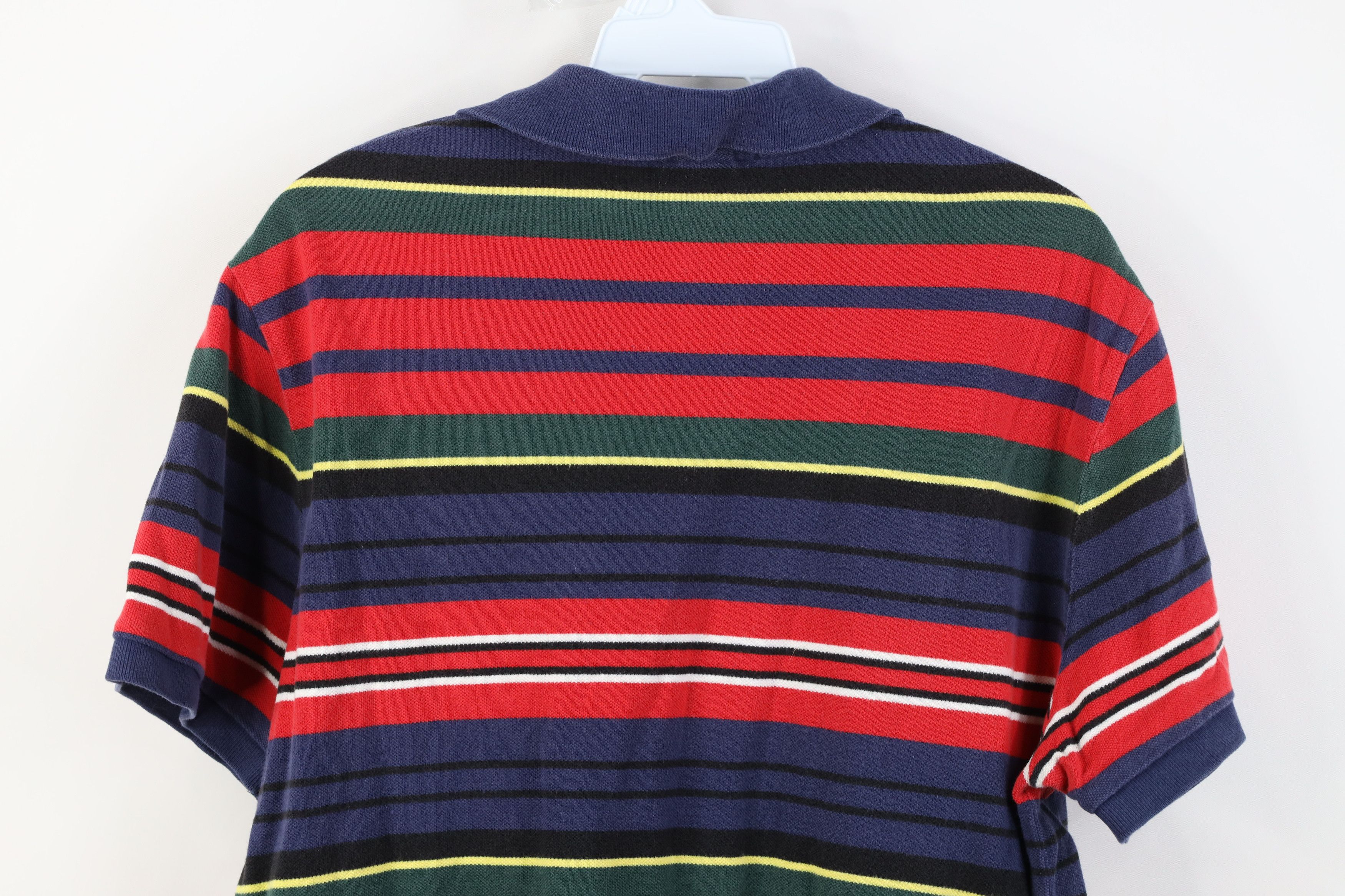Polo Ralph Lauren Vintage 90s Ralph Lauren Striped Collared Golf Polo Shirt Size US L / EU 52-54 / 3 - 12 Thumbnail