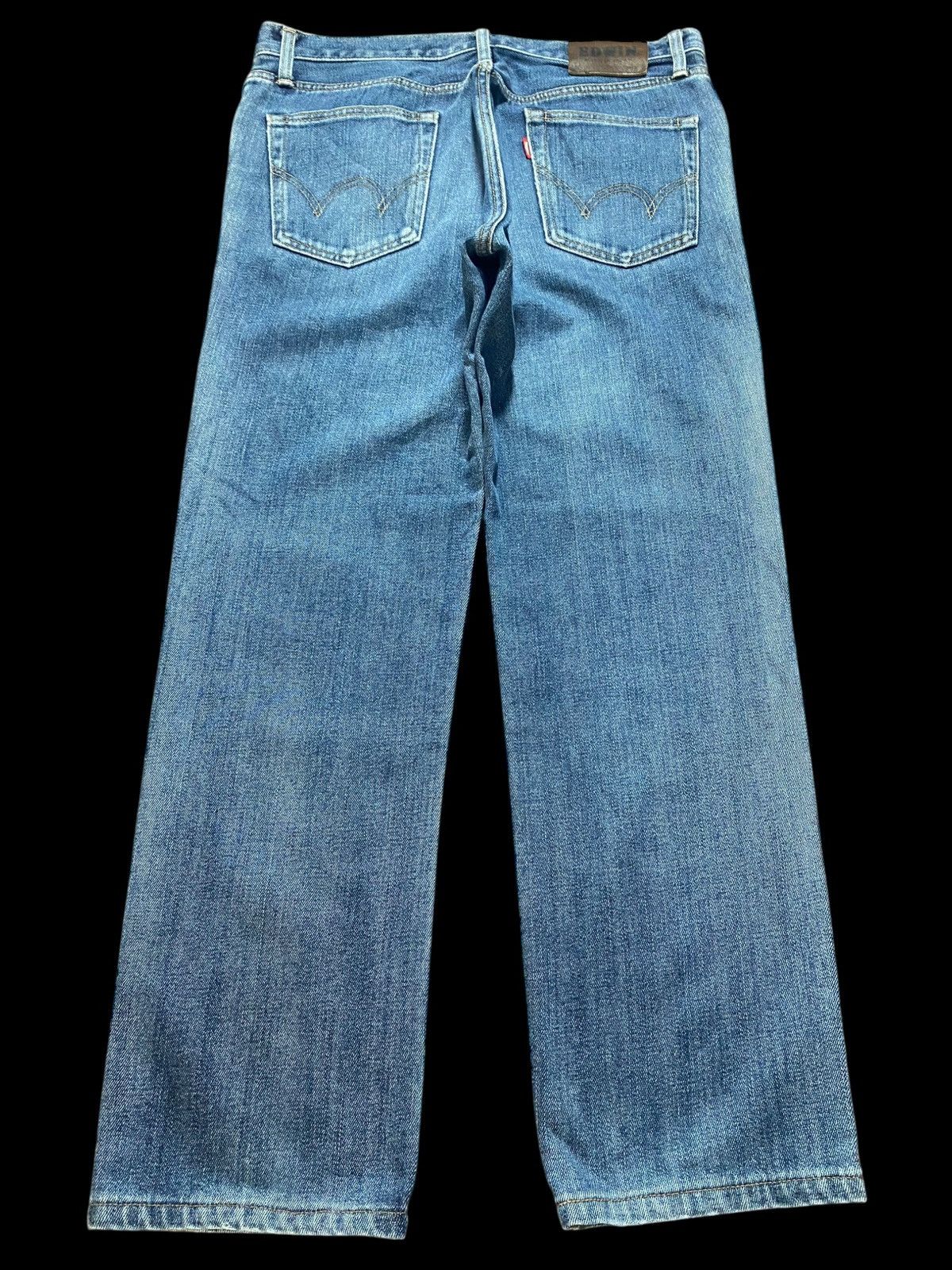 Edwin Vintage Japanese Brand Edwin 503 Faded Wash Distressed Jeans Size US 33 - 2 Thumbnail