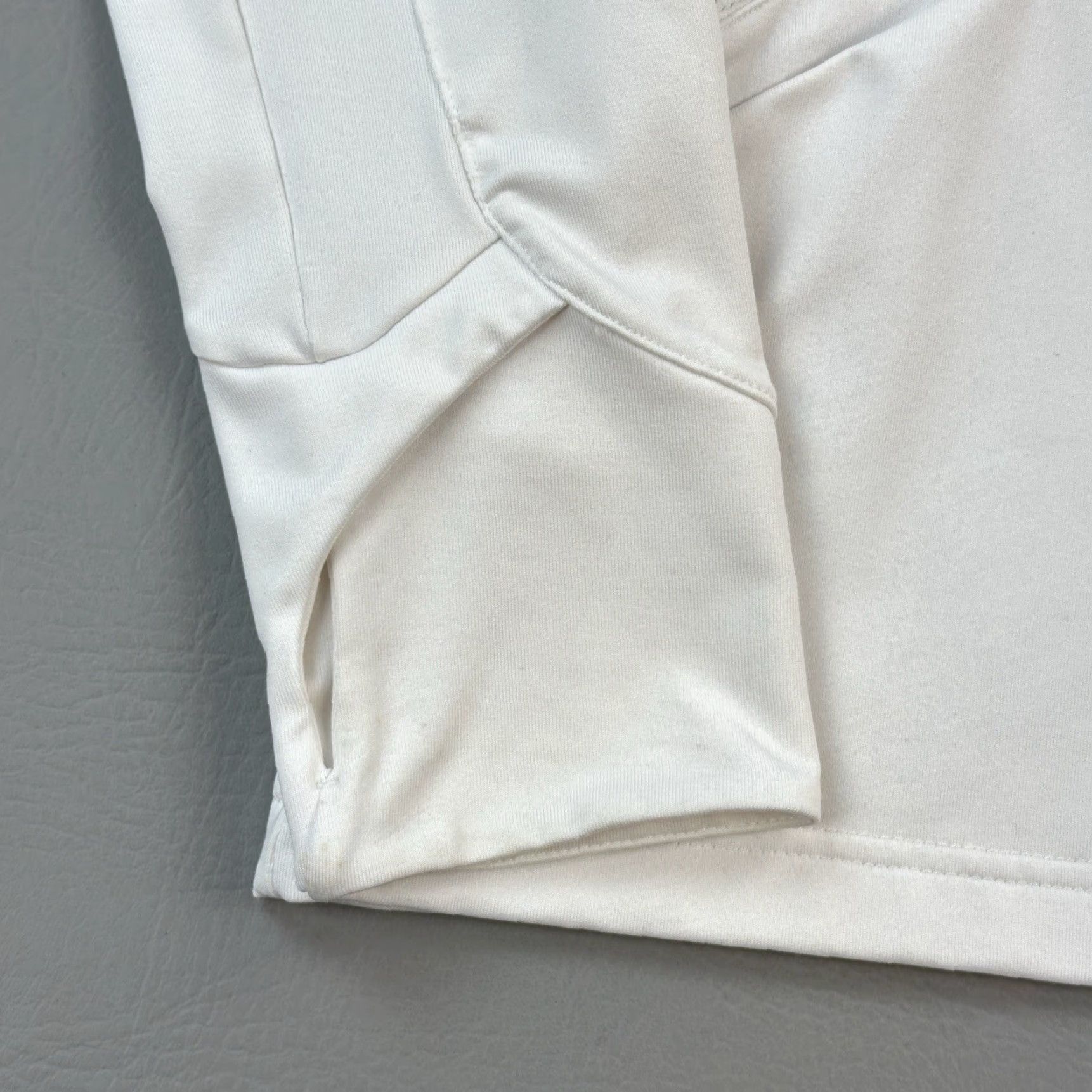 Adidas Adidas Track Jacket Women's Large White Climalite Full Zip Thumb Holes Active Size L / US 10 / IT 46 - 2 Thumbnail