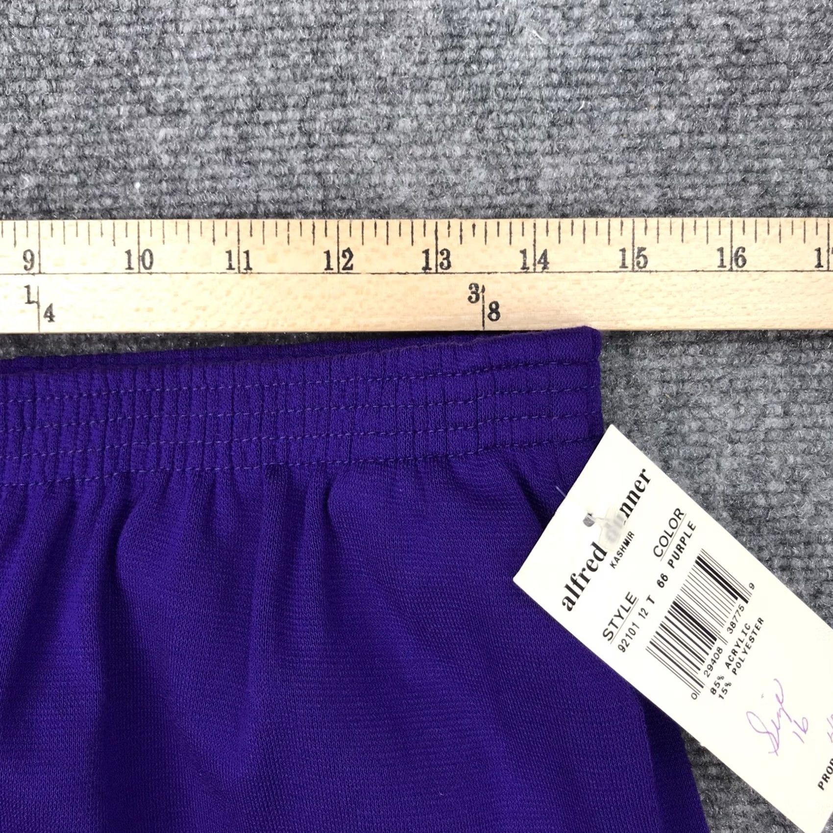 Vintage VINTAGE Alfred Dunner Sweatpants Women 16 Medium Pockets 29x27.5 90s Stylish Purple Indoor / Everyday Waist 29 in Size 32" / US 10 / IT 46 - 7 Thumbnail