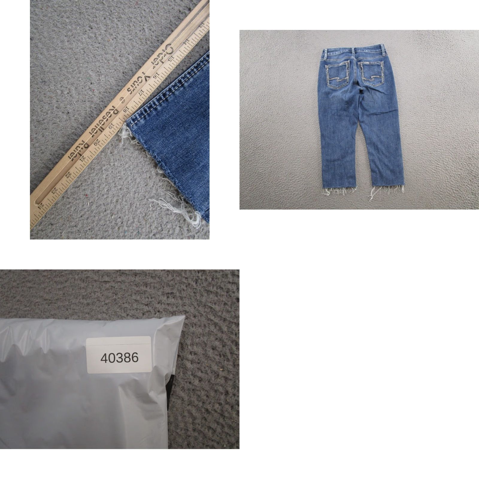 Silver Jeans Co. Silver Jeans Co Avery Skinny Blue Denim Jeans Size 29 Women Stretch 5-Pocket Size 29" - 9 Thumbnail