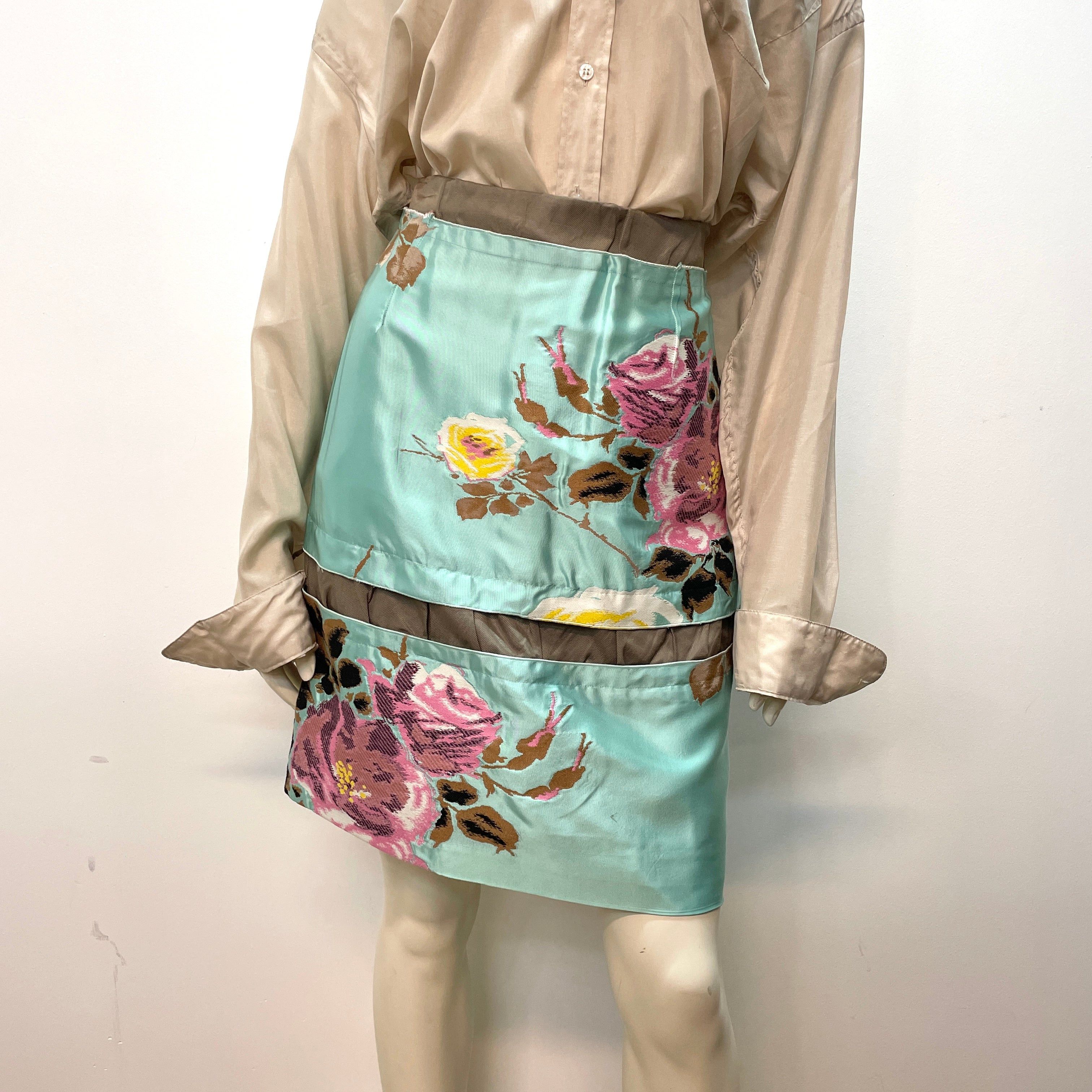 Marni Marni Fall '09 Vintage Designer Embroidered Floral Skirt Size 30" Size 30" / US 8 / IT 44 - 3 Thumbnail