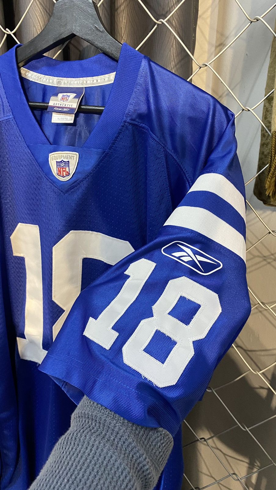 NFL × Vintage Reebok Indianapolis Colts Peyton Manning NFL Jersey XL Size US XL / EU 56 / 4 - 6 Thumbnail