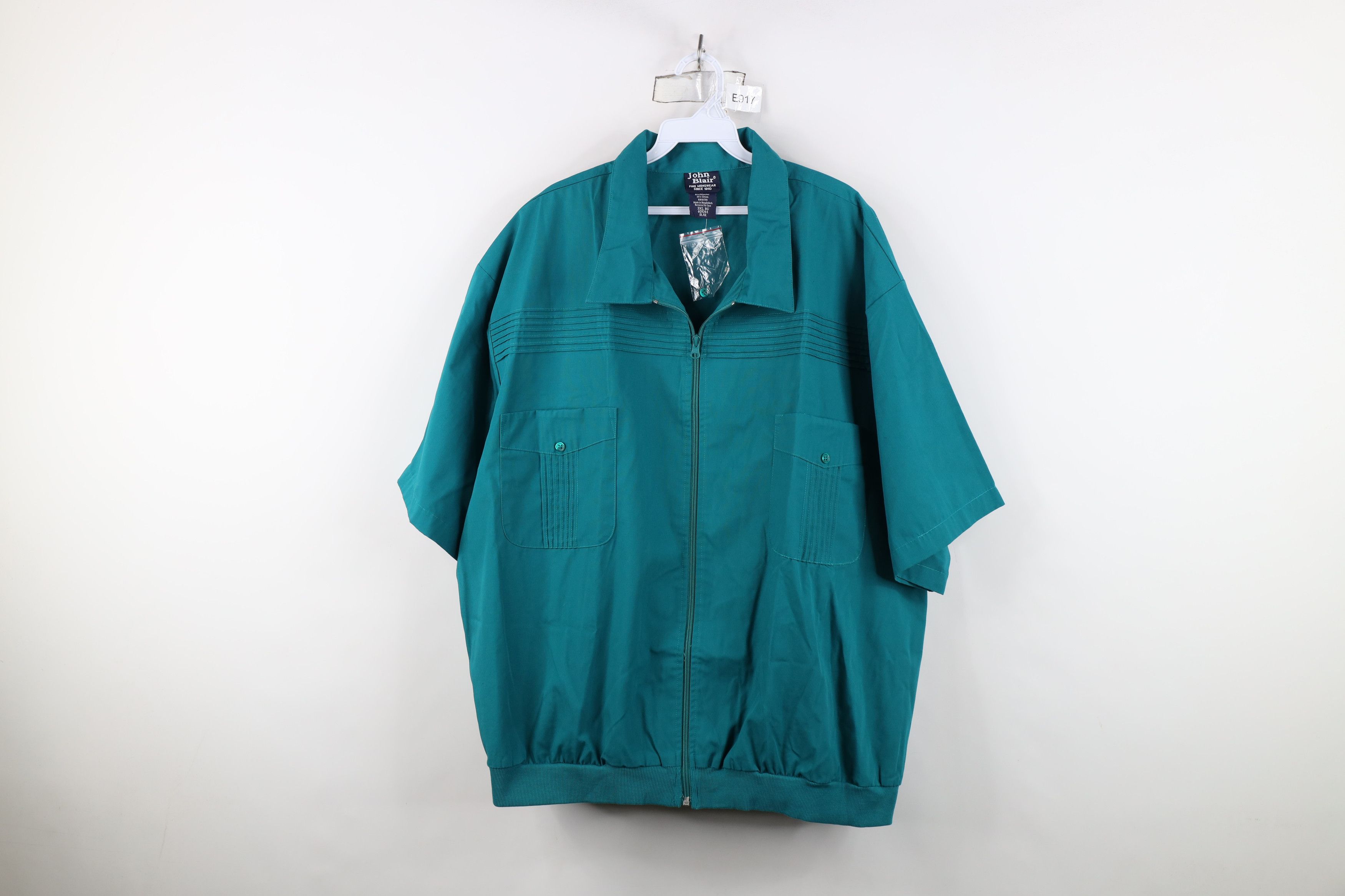 Vintage Deadstock Vintage 90s Streetwear Full Zip Shirt Jacket Size US XXL / EU 58 / 5 - 1 Thumbnail