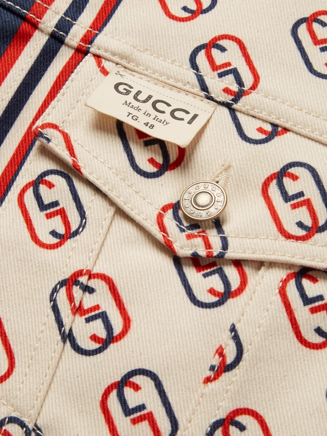 Gucci o1glo1t0923 Jackets in Ivory Red Size US M / EU 48-50 / 2 - 3 Thumbnail