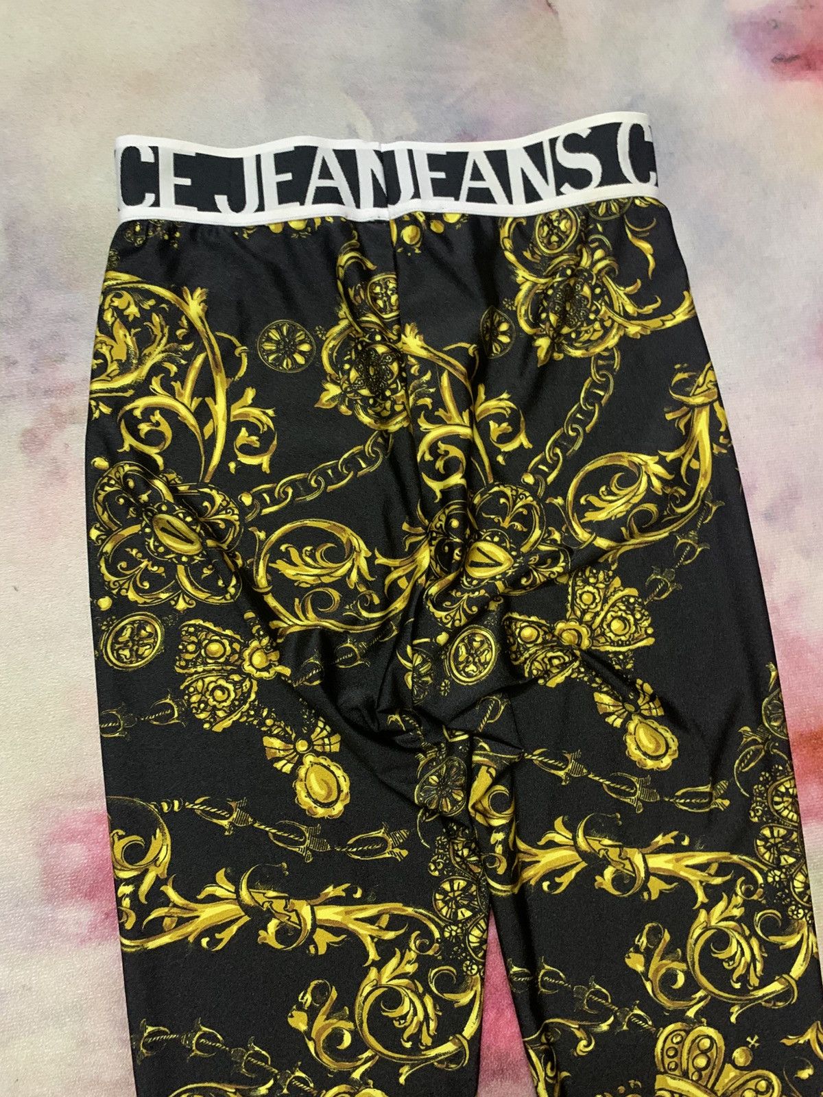 Versace Jeans Couture Versace Jeans Couture Baroque Legging Pants Size 27" / US 4 / IT 40 - 4 Thumbnail