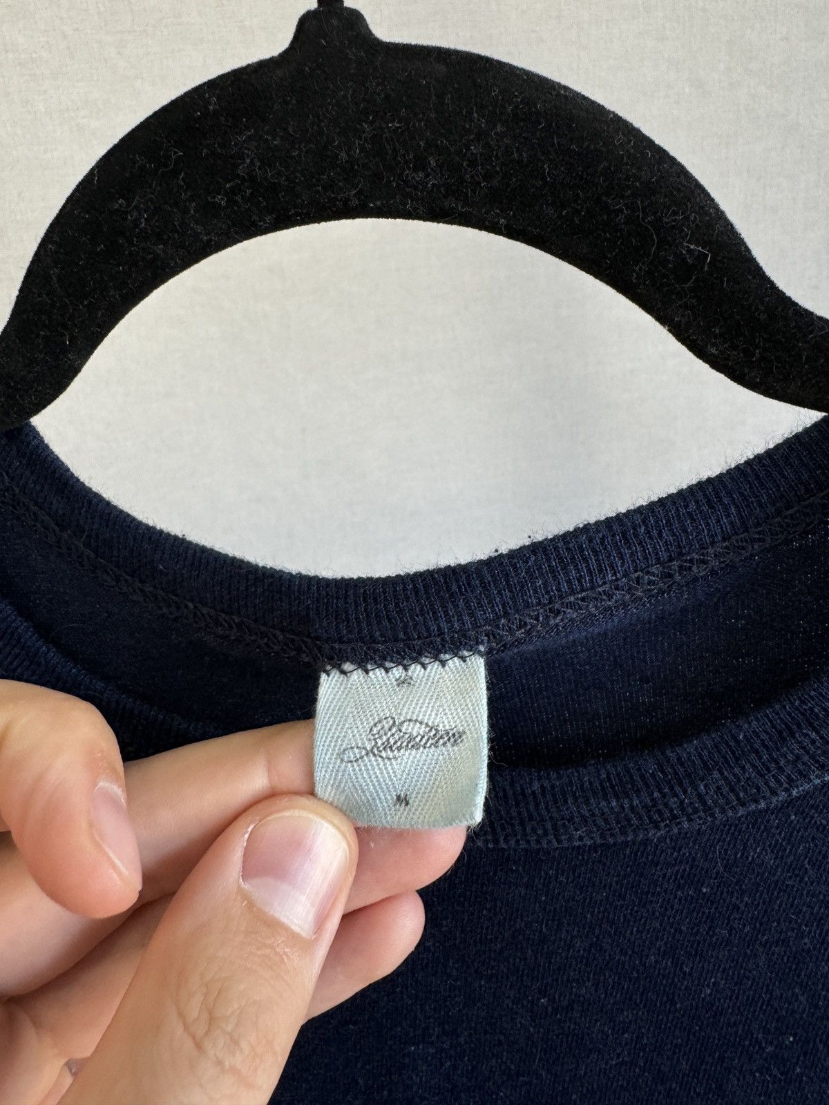 3sixteen 3Sixsteen wash indigo blue made in USA basic tee shirt Size US M / EU 48-50 / 2 - 6 Thumbnail