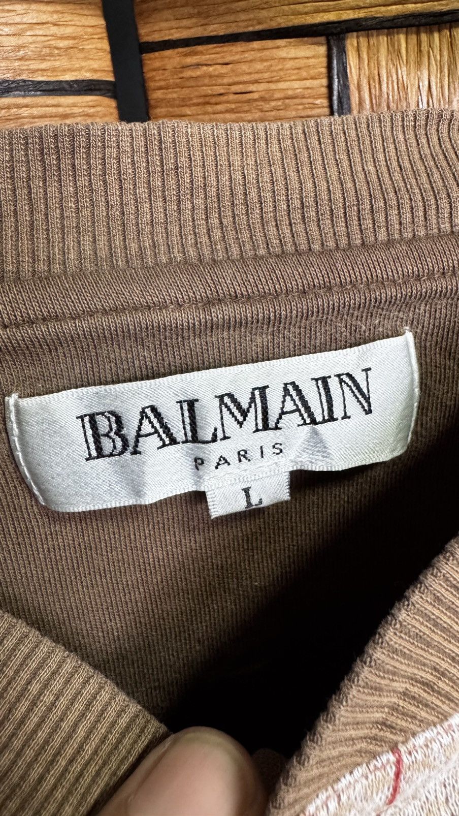 Balmain Vintage Balmain Sweater Size US L / EU 52-54 / 3 - 3 Thumbnail