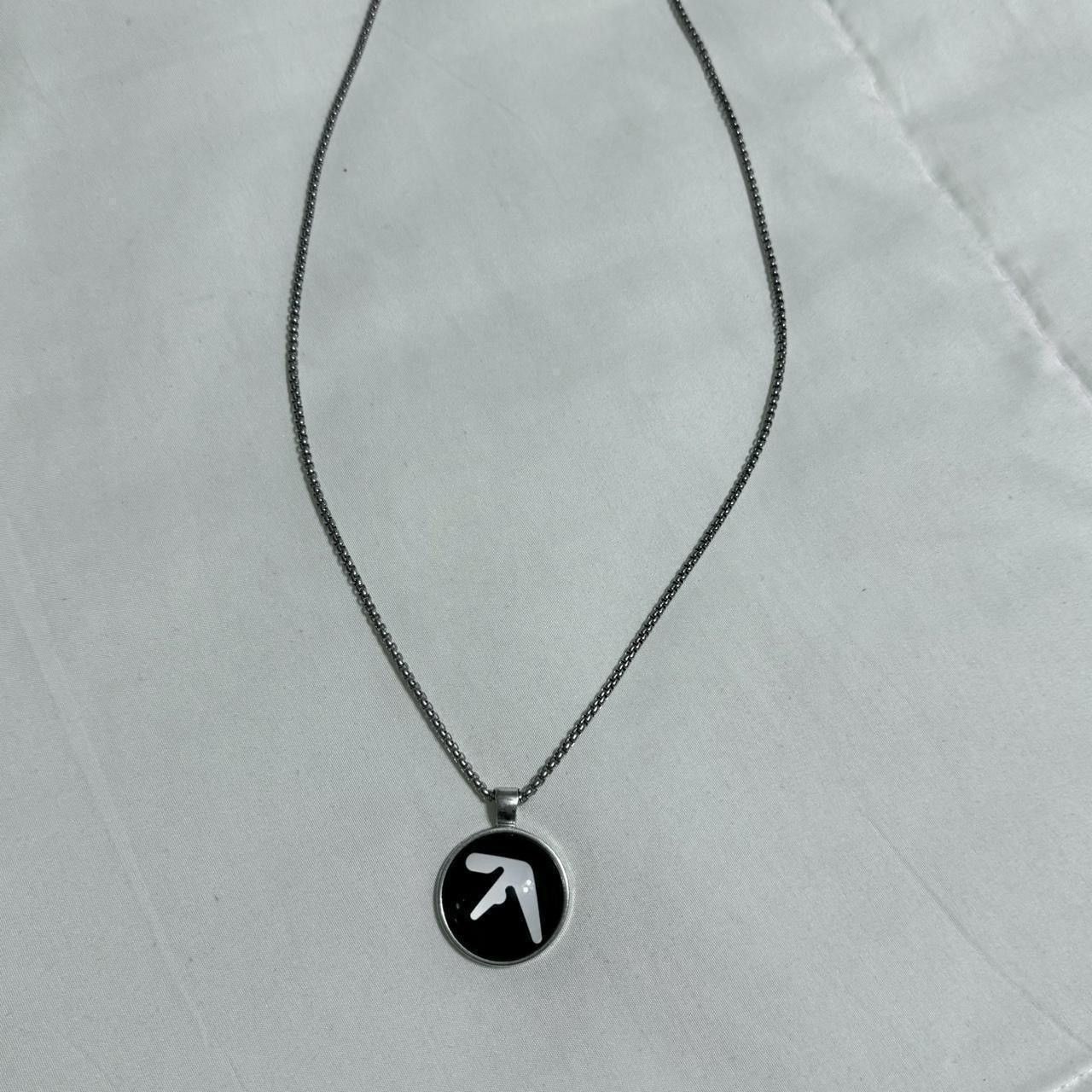 Vintage Silver Aphex Twin Necklace Size ONE SIZE - 4 Thumbnail